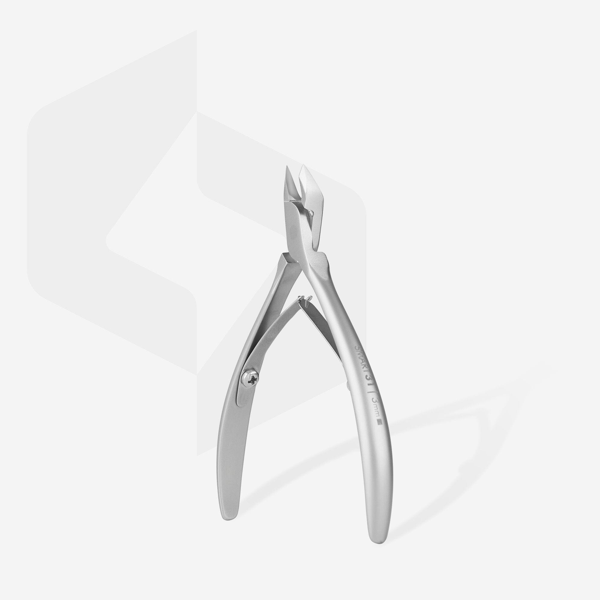 Staleks Professional Cuticle Nippers SMART 31 (3mm) - Precision Nail Care Tool for Manicures & Pedicures - Perfect for Salon Professionals & Home Use