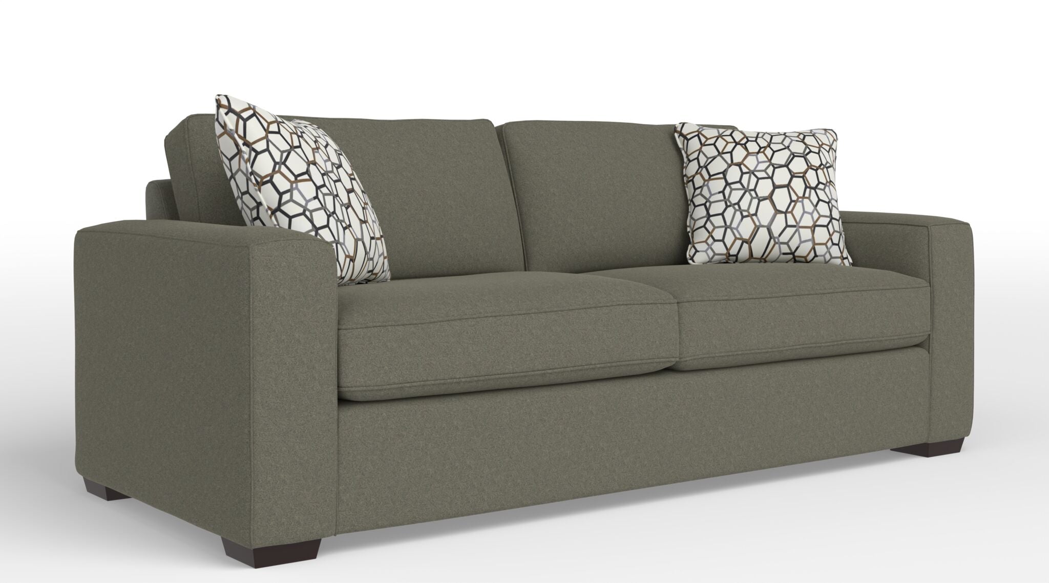 Celeste Sofa in Flax Brown - Modern Living Room Furniture for Cozy Home Decor