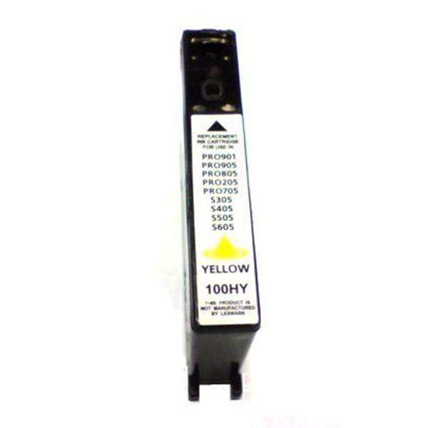 100XL High-Yield Yellow Inkjet Cartridge - Compatible with Major Printer Brands | Ideal for Home, Office & School Printing Needs