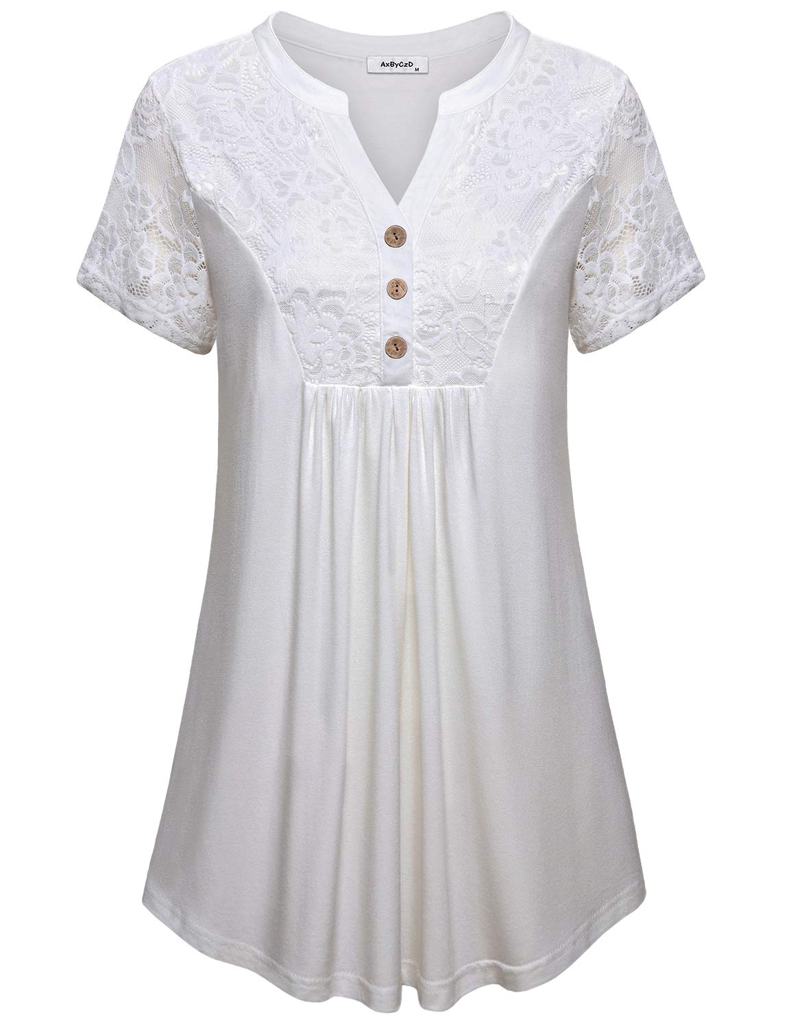 Elegant Women's Short Sleeve Mesh Patchwork Blouse - Trendy & Sexy Casual Top for Office, Date Night & Summer Outfits