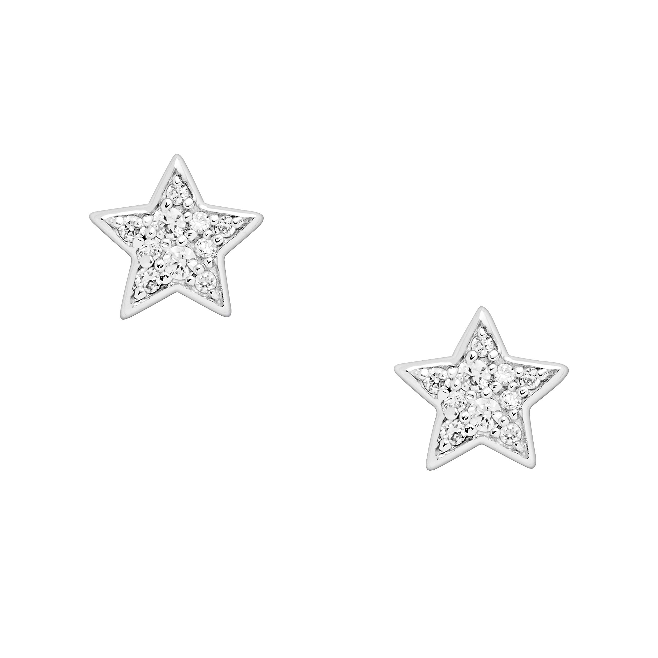 Fossil Women's Sterling Silver Earrings - Elegant Hoop & Stud Earrings for Everyday Wear | Perfect Gift for Her | Wedding, Party & Office Jewelry