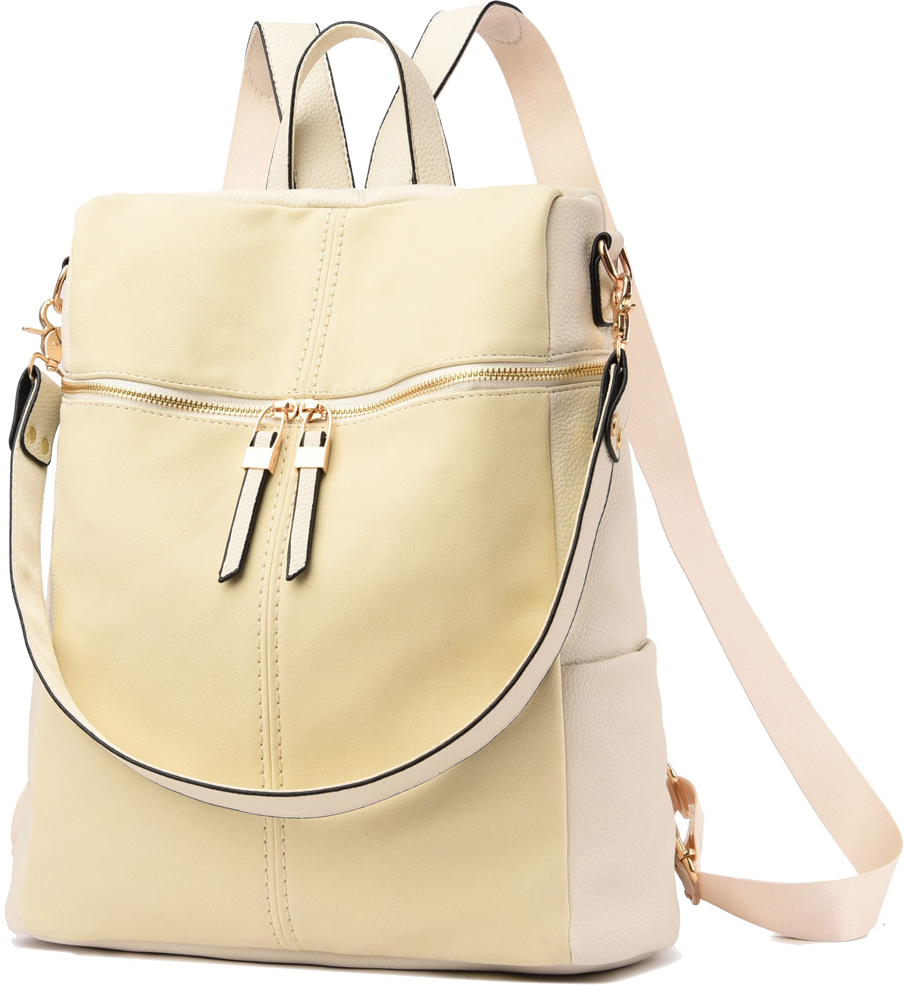 Stylish Convertible Backpack Purse for Women - Vegan Leather Shoulder Bag & Satchel - Perfect for School, Travel & Everyday Use