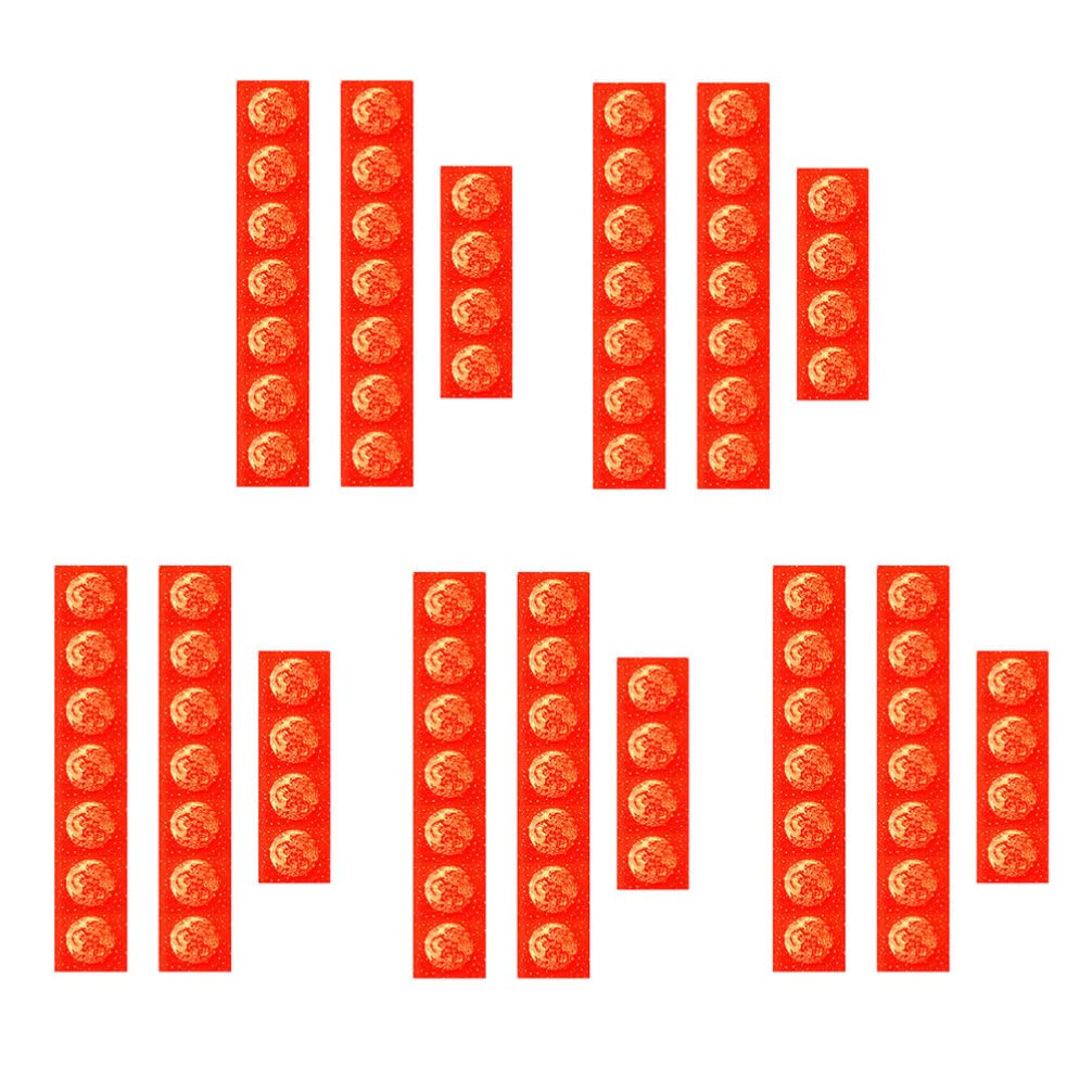 5 Sets Chinese New Year Red Couplet Paper - DIY Chunlian Calligraphy Rice Paper for Spring Festival Decorations | Perfect for Home Door Decor, Party Supplies & Traditional Holiday Celebrations