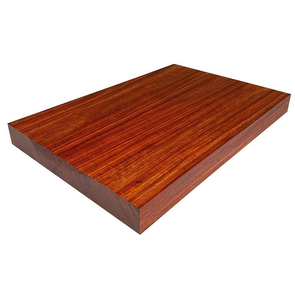 Premium Exotic Electric Guitar Body Blank - Padauk Wood for Luthiers & DIY Builders | High-Quality Tonewood for Custom Guitar Projects, Perfect for Crafting Unique Electric Guitars & Bass Bodies