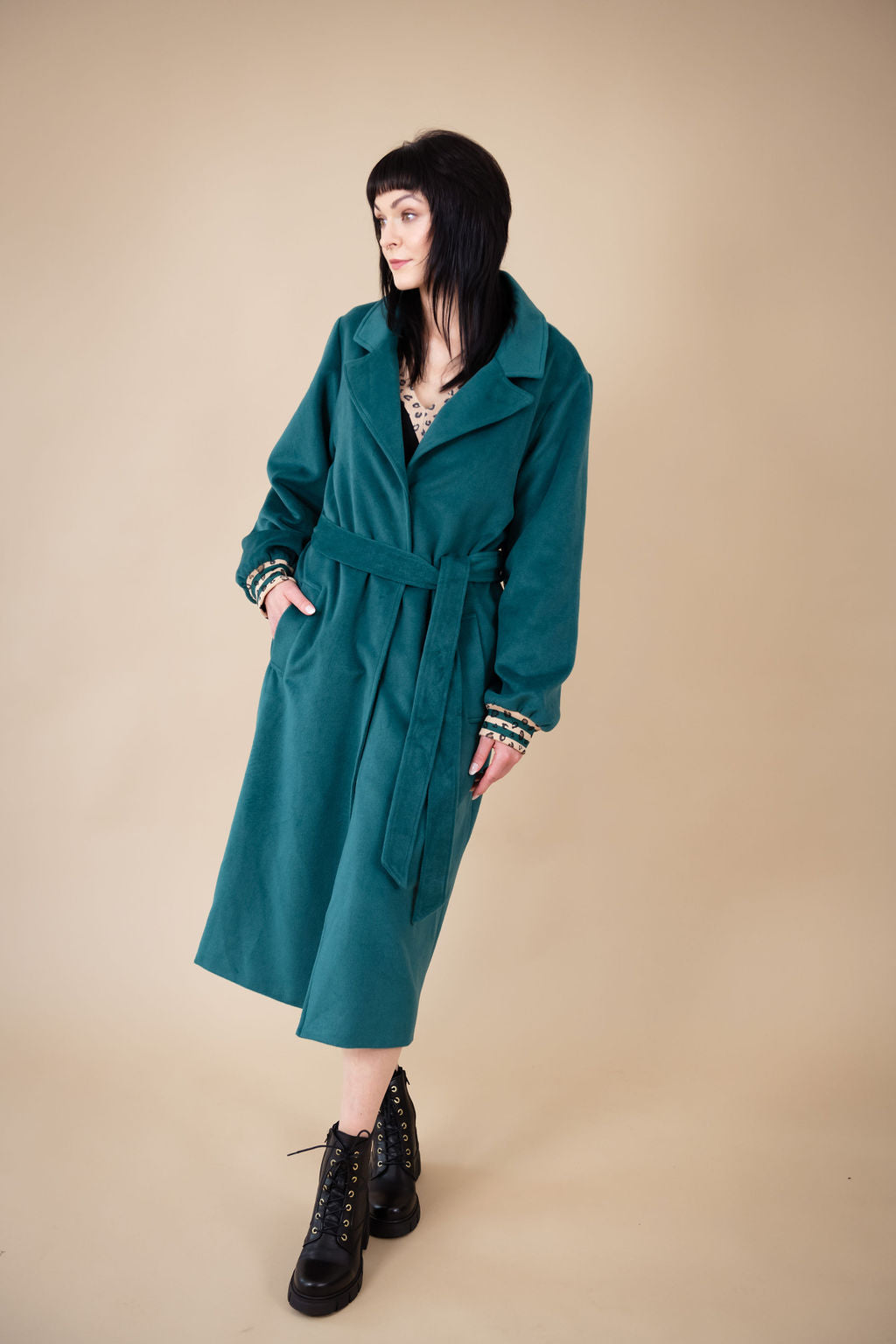 Aoibheann Green Coat for Women - Lightweight Waterproof Winter Jacket - Perfect for Outdoor Hiking, Travel & Daily Wear
