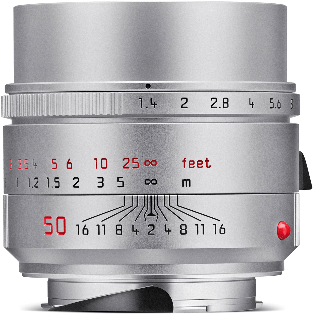 Leica Summilux-M 50mm f/1.4 ASPH Silver Lens - Premium Fast Aperture Prime for M-Mount Cameras - Perfect for Low Light Photography, Portraits & Street Shooting