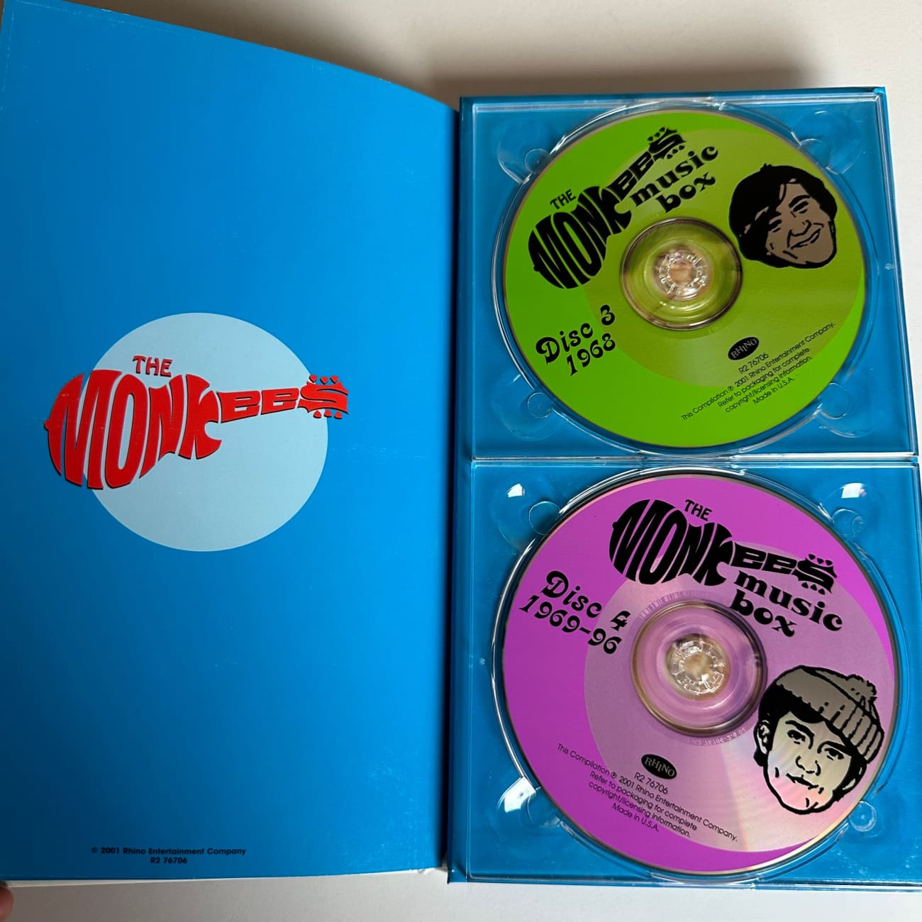 The Monkees Music Box 4 CD Box Set (2001) with Booklet - R2 76706 | Rare Collectible Edition for Music Lovers & Fans | Perfect for Home Listening & Gift Giving
