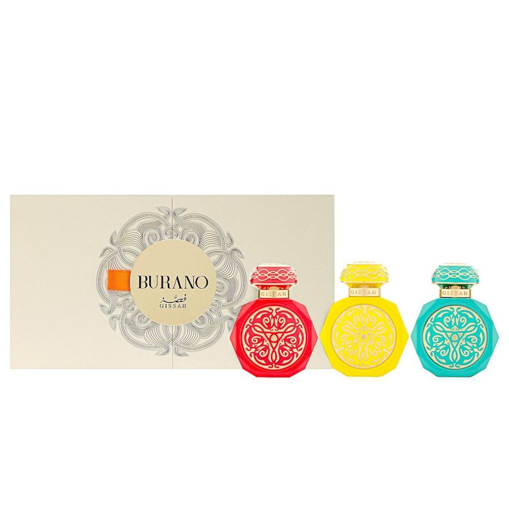 Burano Family Set EDP Perfume - 3 x 30ml Luxury Fragrance Gift Set for Women & Men | Perfect for Daily Wear, Special Occasions & Travel