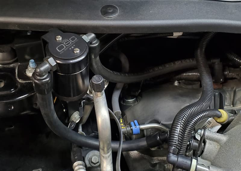 J&L Oil Separator 3.0 - Compatible with 2013-2019 Ford Explorer Sport 3.5L (Black) | PCV Breather System | Reduces Engine Sludge & Extends Engine Life | Perfect for Off-Roading & Performance Driving
