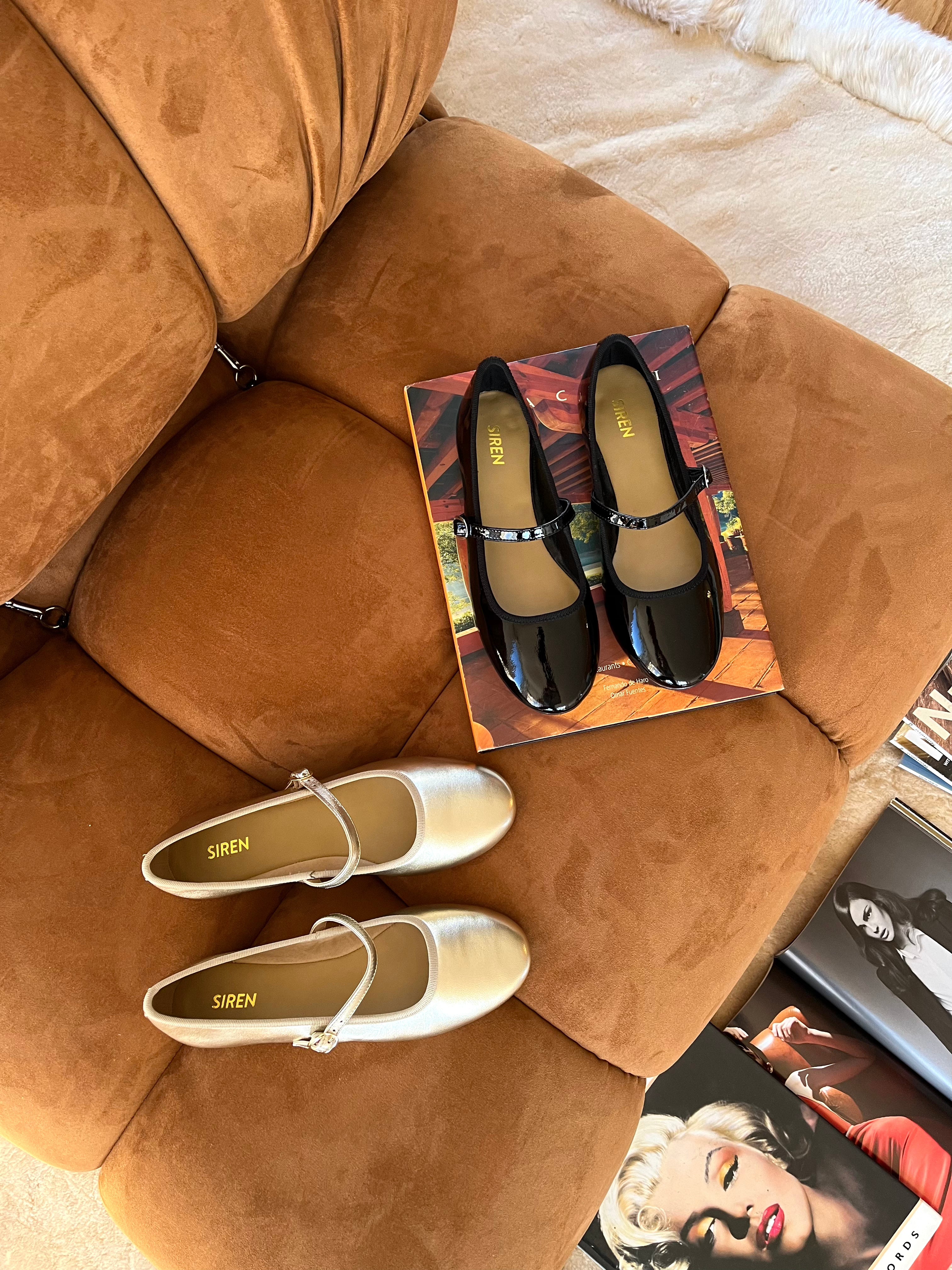 Bailey Flats Gold Leather Women's Shoes - Comfortable & Stylish Casual Flats for Everyday Wear | Perfect for Office, Walking, and Travel