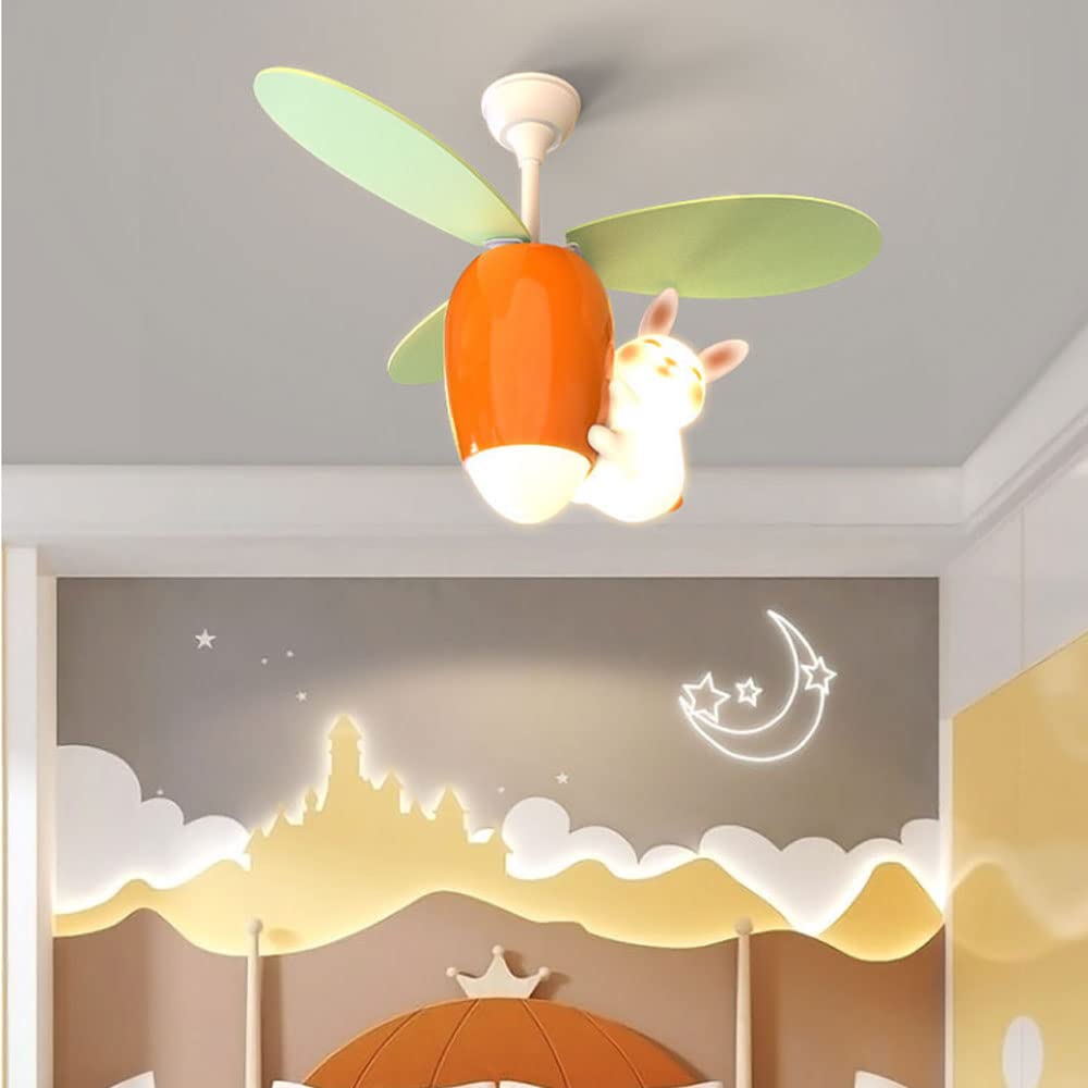 MAXIAOXIANG Smart Inverter Ceiling Fan with LED Light - 6-Speed Adjustable, Dimming Remote Control, Reversible Blades for Winter & Summer - 40W Energy Efficient - Perfect for Living Room, Bedroom, and Patio