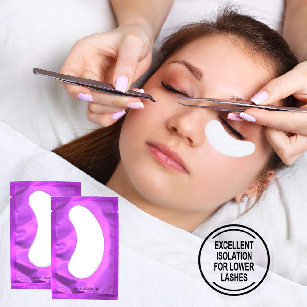 110 Pairs Under Eye Gel Pads - Hydrogel Lash Patches for Eyelash Extensions, Soothing & Cooling Eye Treatment - Perfect for Salon Professionals & At-Home Lash Care