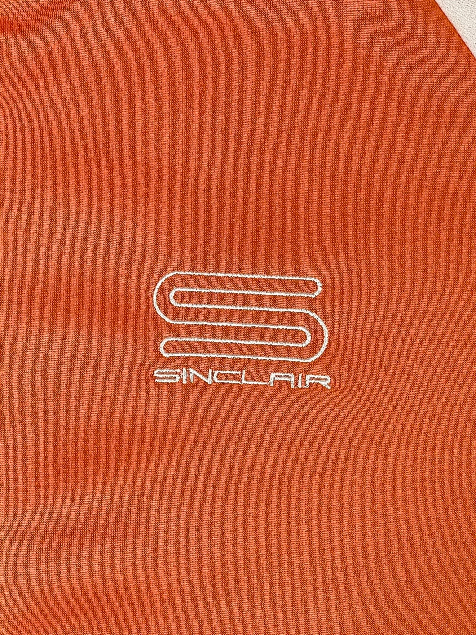 Sinclair Smt190 Tech Logo Track Jacket Rust - Lightweight Men's Running Jacket with Breathable Fabric for Outdoor Jogging & Gym Workouts
