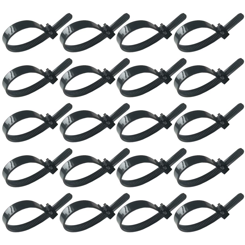100Pcs Heavy Duty Nylon Cable Ties - Self-Locking Zip Ties for Wire Management (4.7