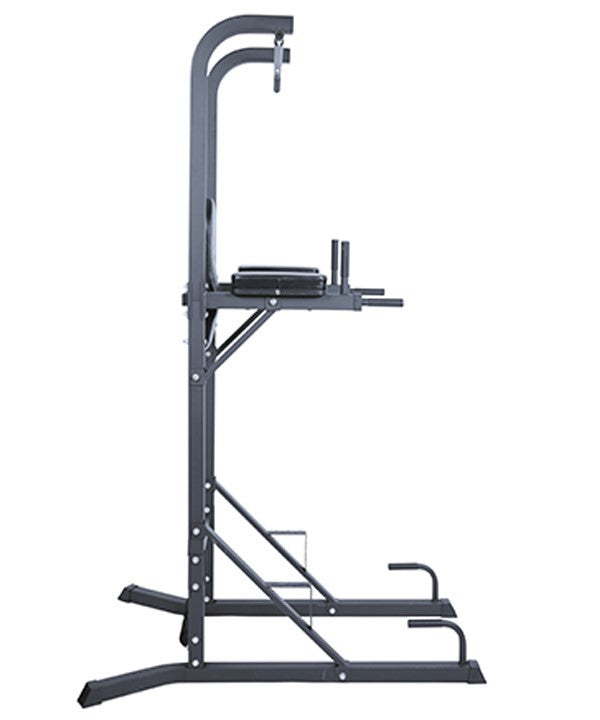 Power Tower for Home Gym - Pull Up & Dip Station with Adjustable Height, Heavy Duty Steel Construction - Perfect for Strength Training & Bodyweight Exercises in Garage or Backyard