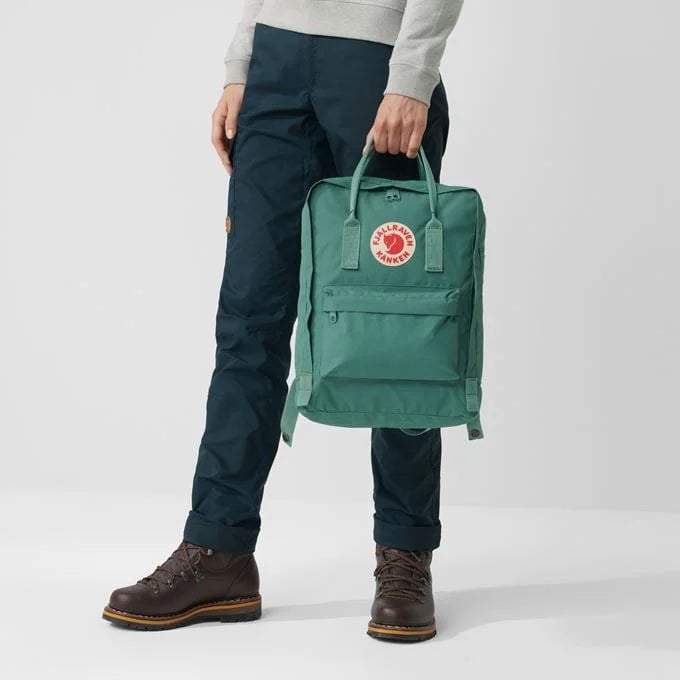 Fjallraven Kanken Backpack - Lightweight Durable Laptop Backpack for School & Travel, Deep Turquoise Blue, Perfect for Students, Hiking & Everyday Use