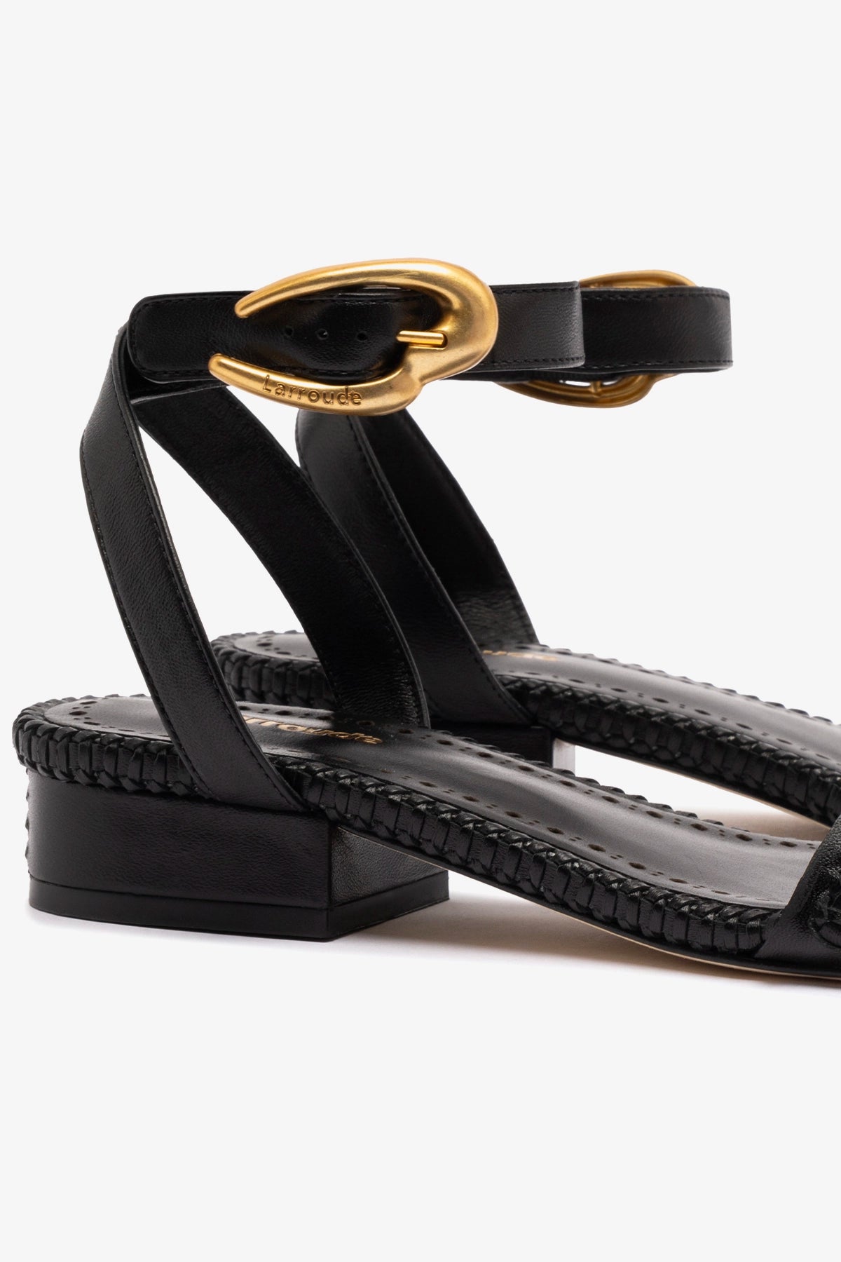 Verona Flat Sandal - Black Genuine Leather Women's Comfortable Sandals for Summer Walking, Beach & Casual Outfits