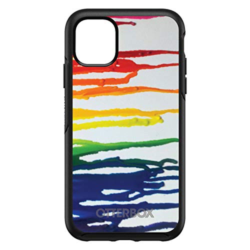 Rainbow Melted Crayons On Black Case
