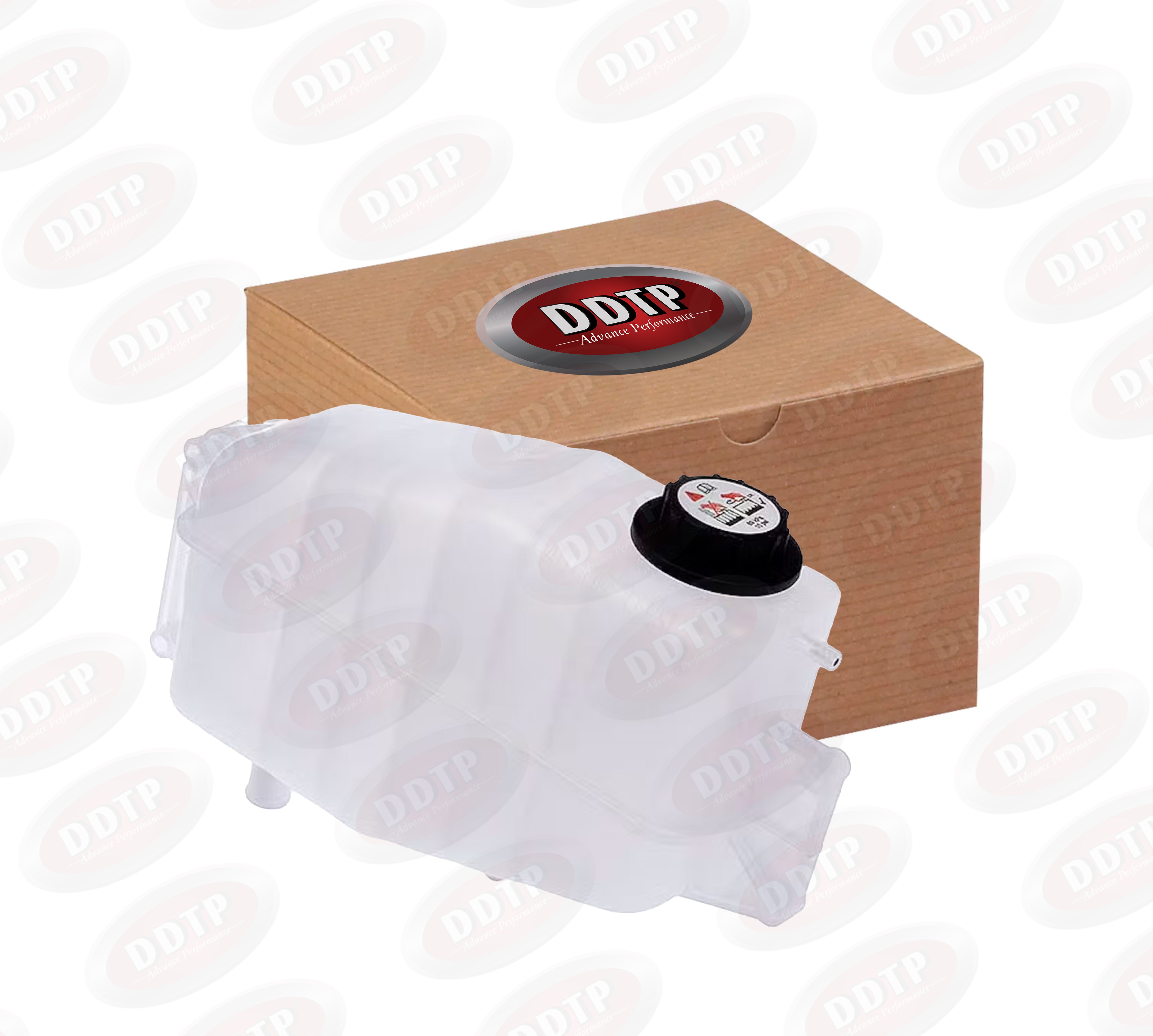 Heavy Duty Pressurized Coolant Reservoir with Caps - Compatible with International 1995-2002 Models (Part# 2002105C3) | Replacement Coolant Tank for Truck & RV Cooling Systems
