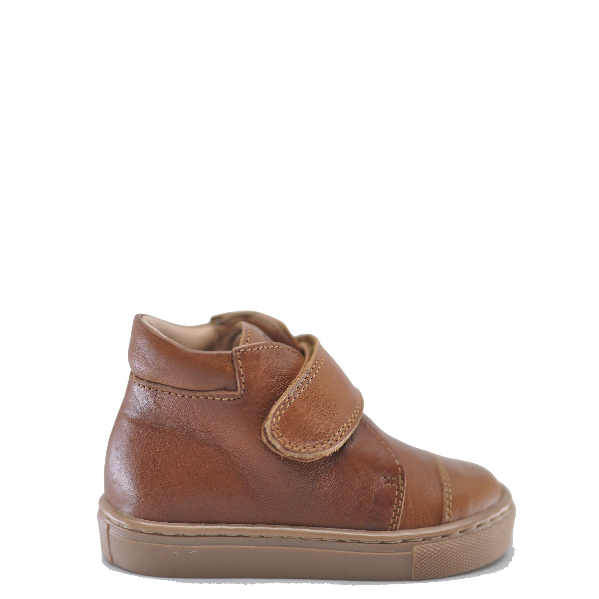 Petit Nord Cognac Velcro Baby Booties - Soft & Comfortable Infant Shoes for Boys & Girls - Perfect for Walking, Playtime & Everyday Wear