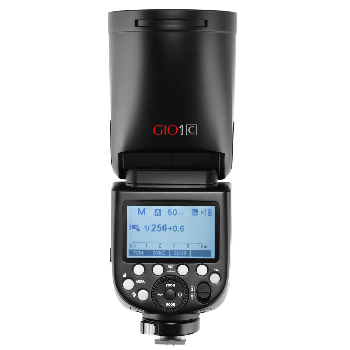 GIO1 (V1) 2.4GHz Round Head TTL & HSS Speedlite Flash with Rechargeable Battery - Compatible with DSLR & Mirrorless Cameras - Perfect for Portrait, Wedding & Event Photography