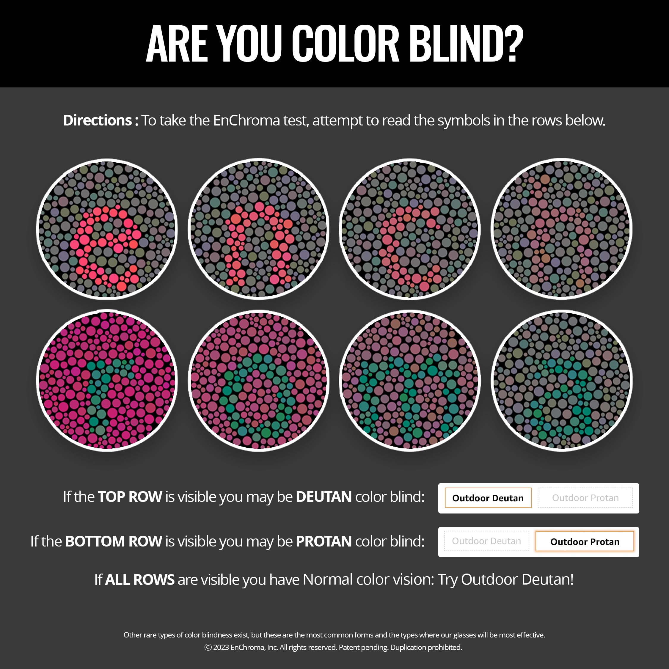 Enchroma Glasses for Color Blindness - Outdoor Use for Deutan & Protan