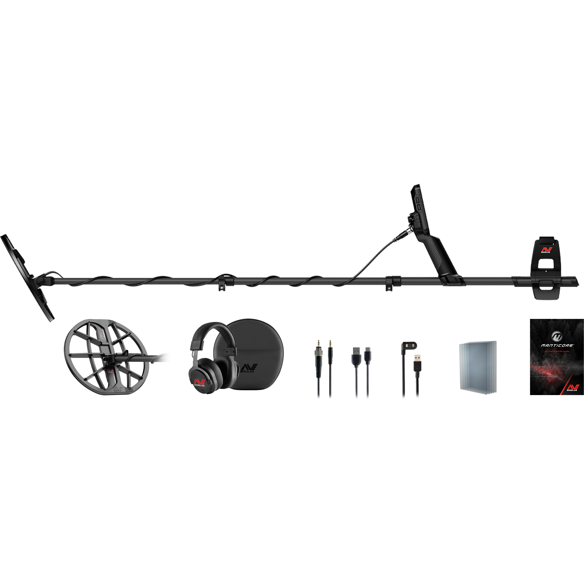 Minelab Manticore Professional Metal Detector for Treasure Hunting - Waterproof & High Accuracy Gold Detector for Beach, Park & Outdoor Adventures