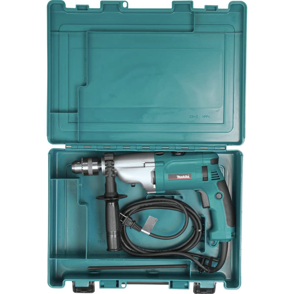 Makita HP2070F 3/4 Inch Heavy Duty Hammer Drill with LED Light - Perfect for Construction, Woodworking & DIY Home Projects