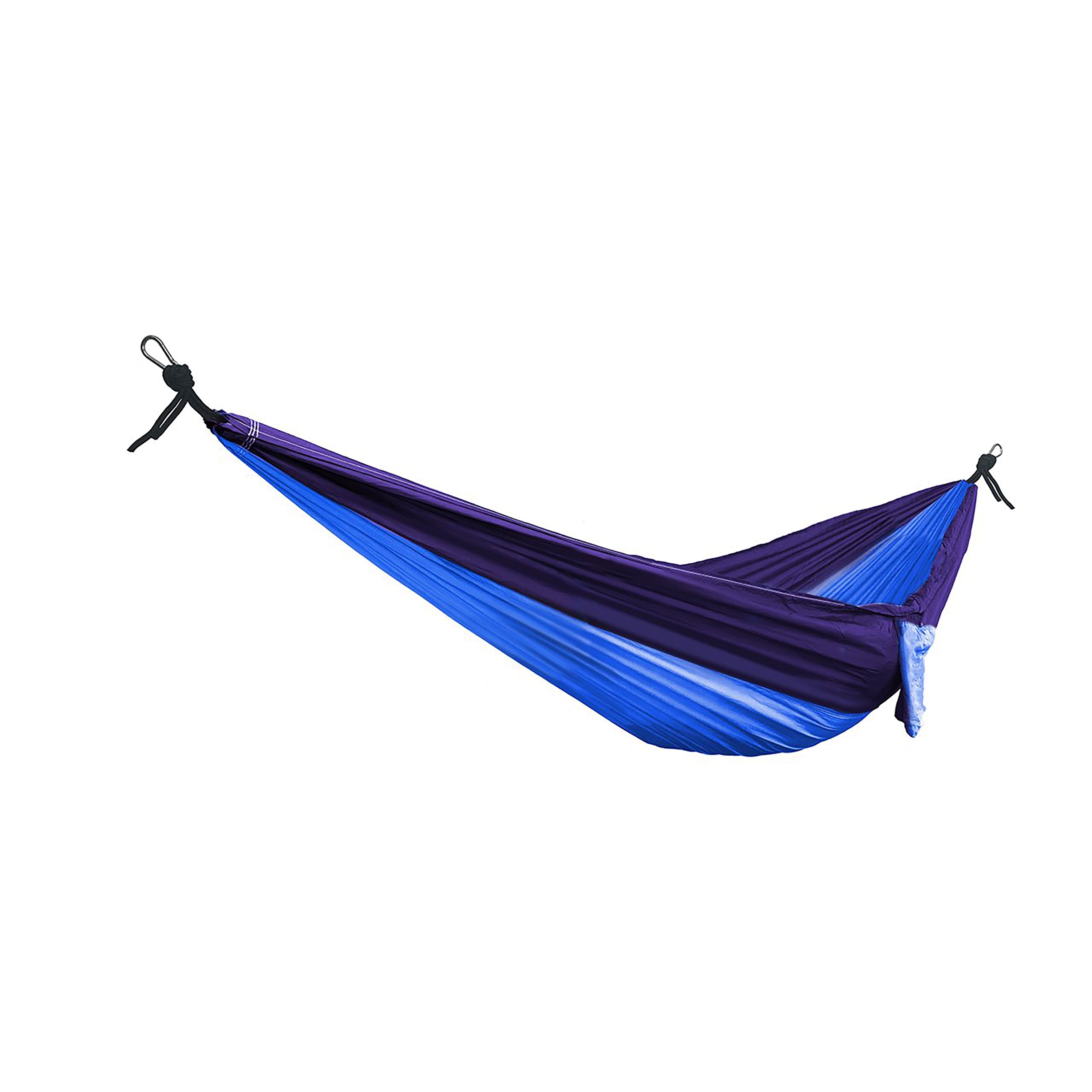 Bliss Hammocks BH 406ST RB Portable Hammock with Carabiners & Tree Straps - 54 Inch Wide, Weather Resistant, 350 lb Capacity (Royal Blue) - Perfect for Camping, Backyard Relaxation & Outdoor Adventures