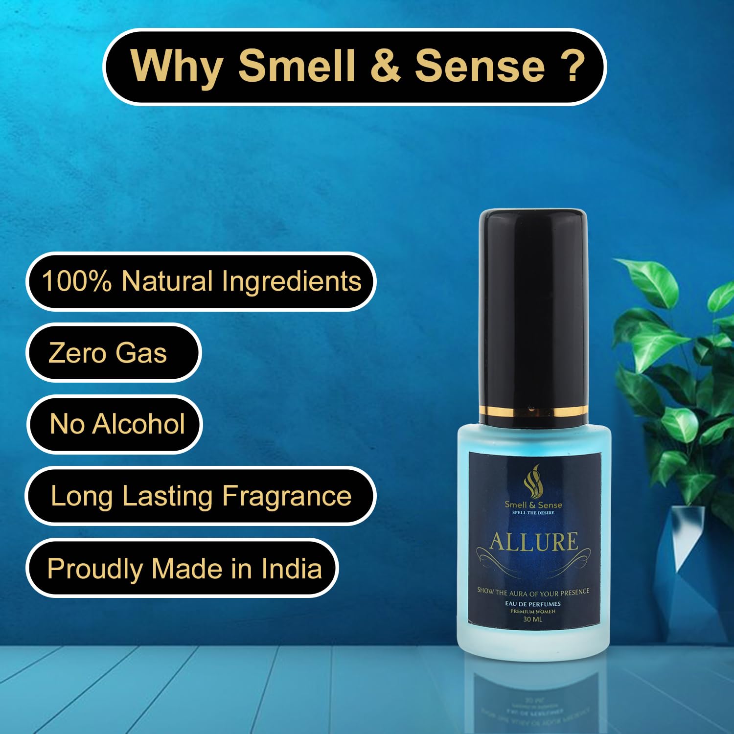 Premium Allure Woody Floral Musk Perfume for Women - 30ml Long Lasting Fragrance | Romantic Date & Evening Wear | Luxury Gift for Her