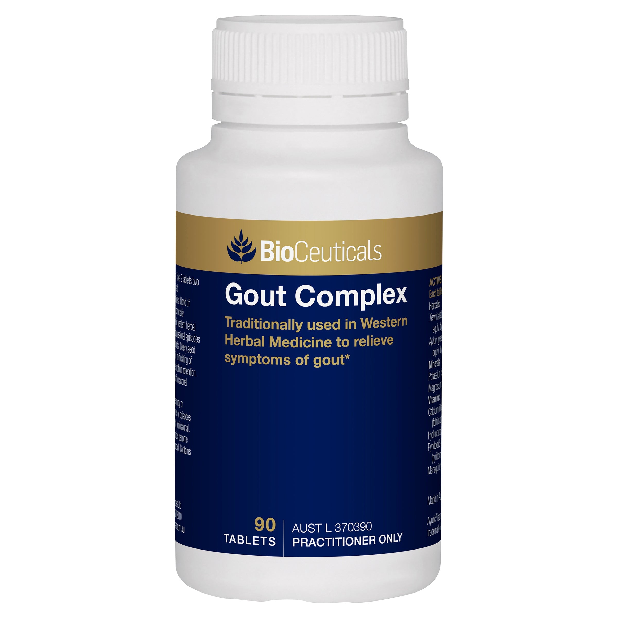 BioCeuticals Gout Complex Supplement - Natural Joint Pain Relief & Uric Acid Support for Gout Sufferers - Supports Healthy Joint Mobility & Comfort (60 Capsules) - Ideal for Arthritis & Gout Management at Home or Work