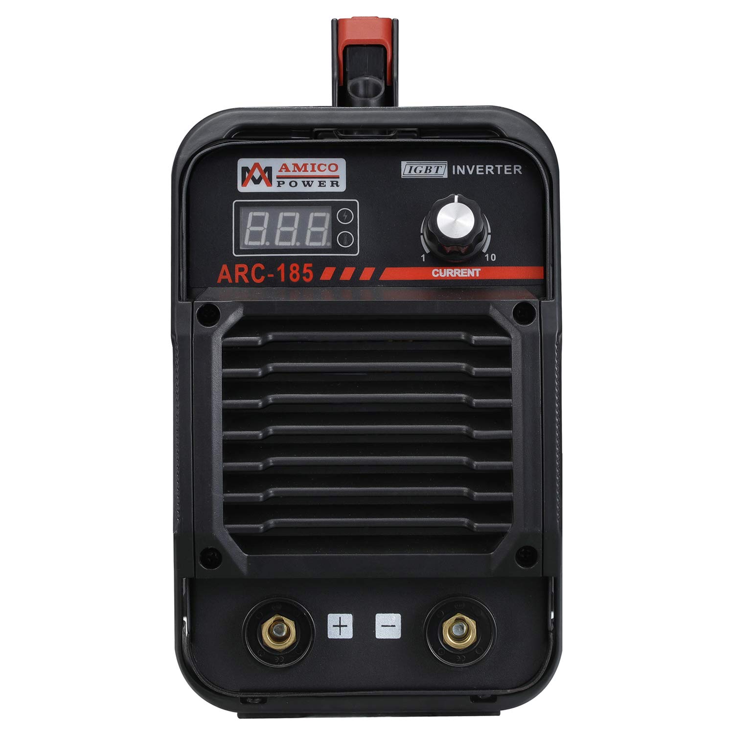 Amico ARC-185 180 Amp Stick Arc Inverter DC Welder - Dual Voltage 115V/230V Welding Machine for Metal Fabrication, Home Repair & DIY Projects