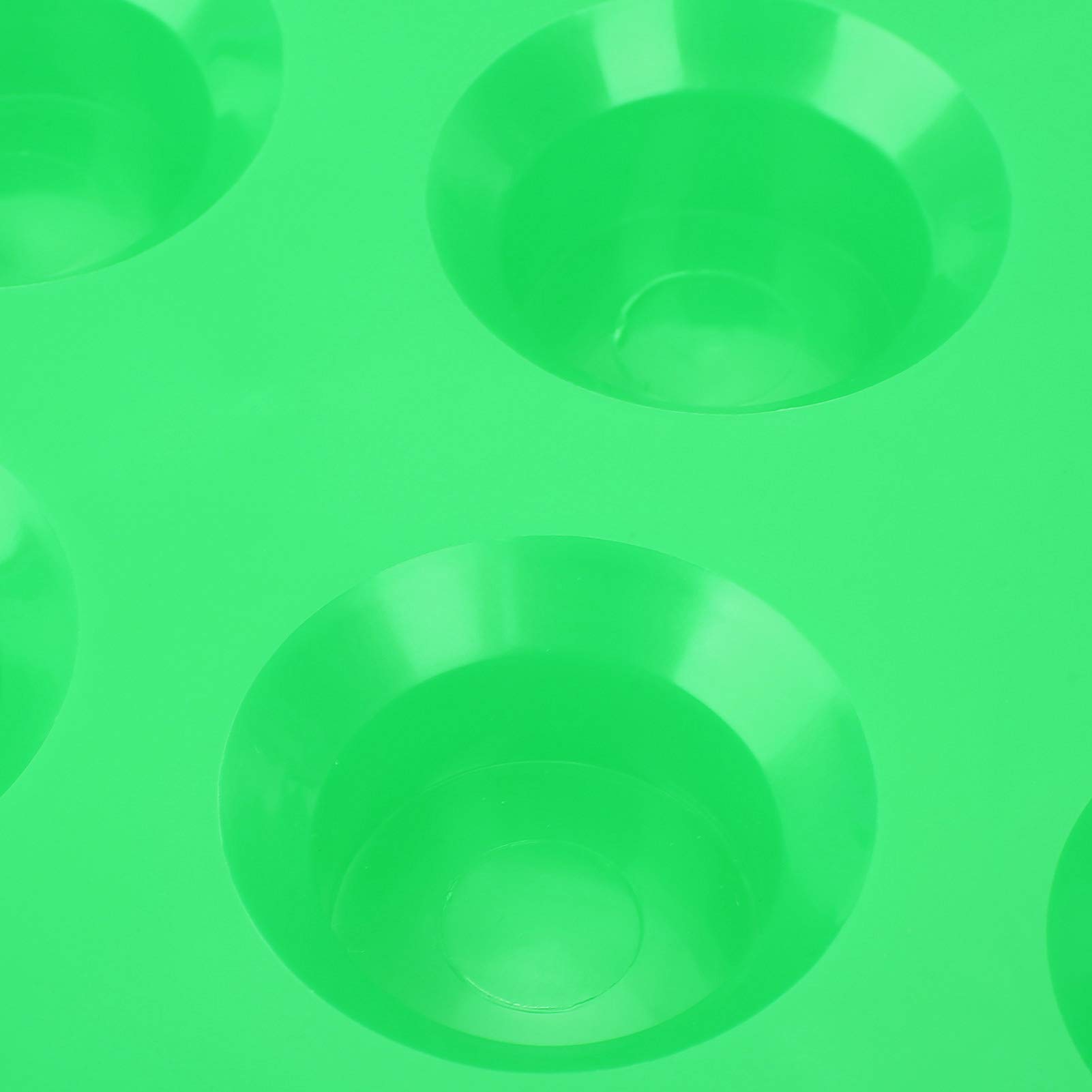 **16-Hole Plastic Billiard Ball Tray - Pool Ball Storage & Carrying Case for Billiards (Green) | Perfect for Home Game Rooms, Bars & Pool Halls**
