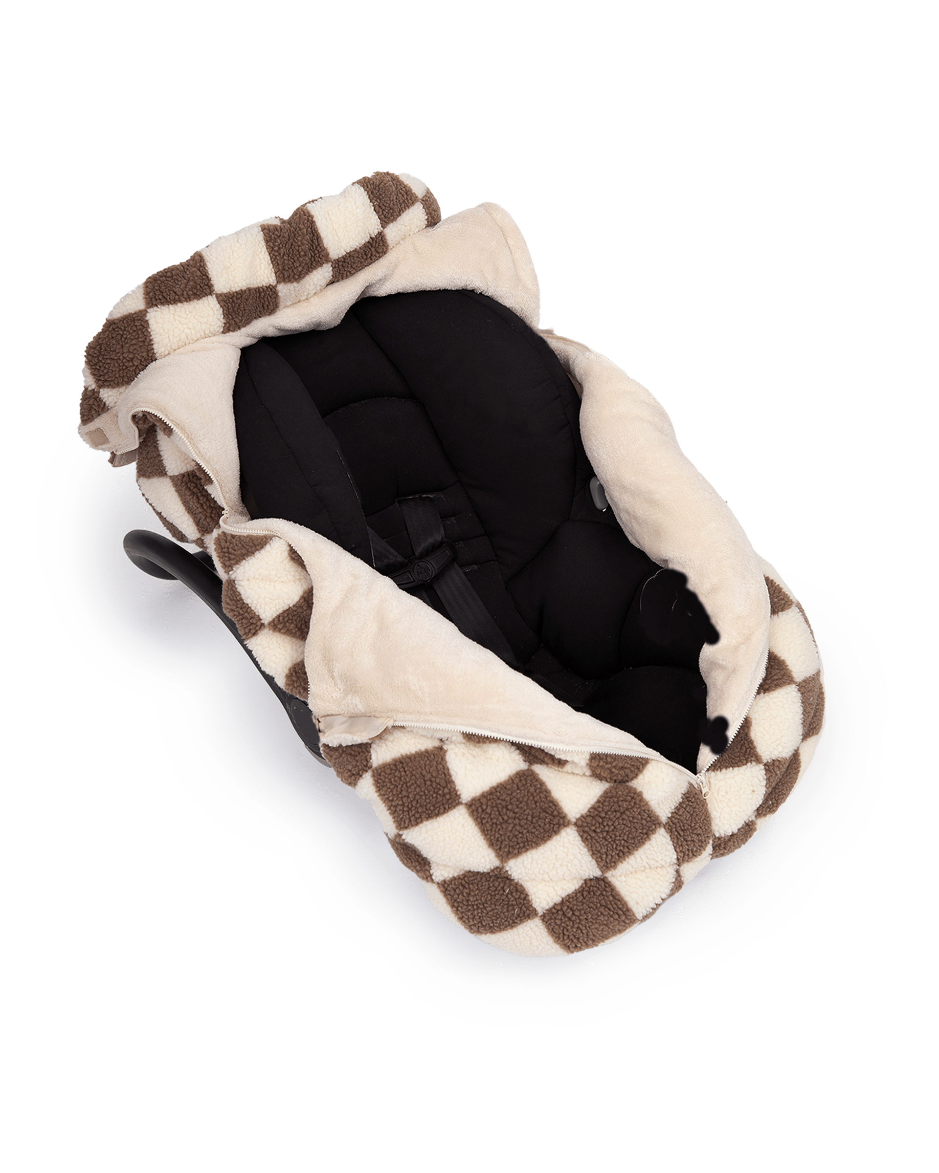 7AM Enfant Baby Car Seat Cocoon for Infants 0-12 Months - Soft & Warm Winter Car Seat Cover for Safe & Cozy Travel