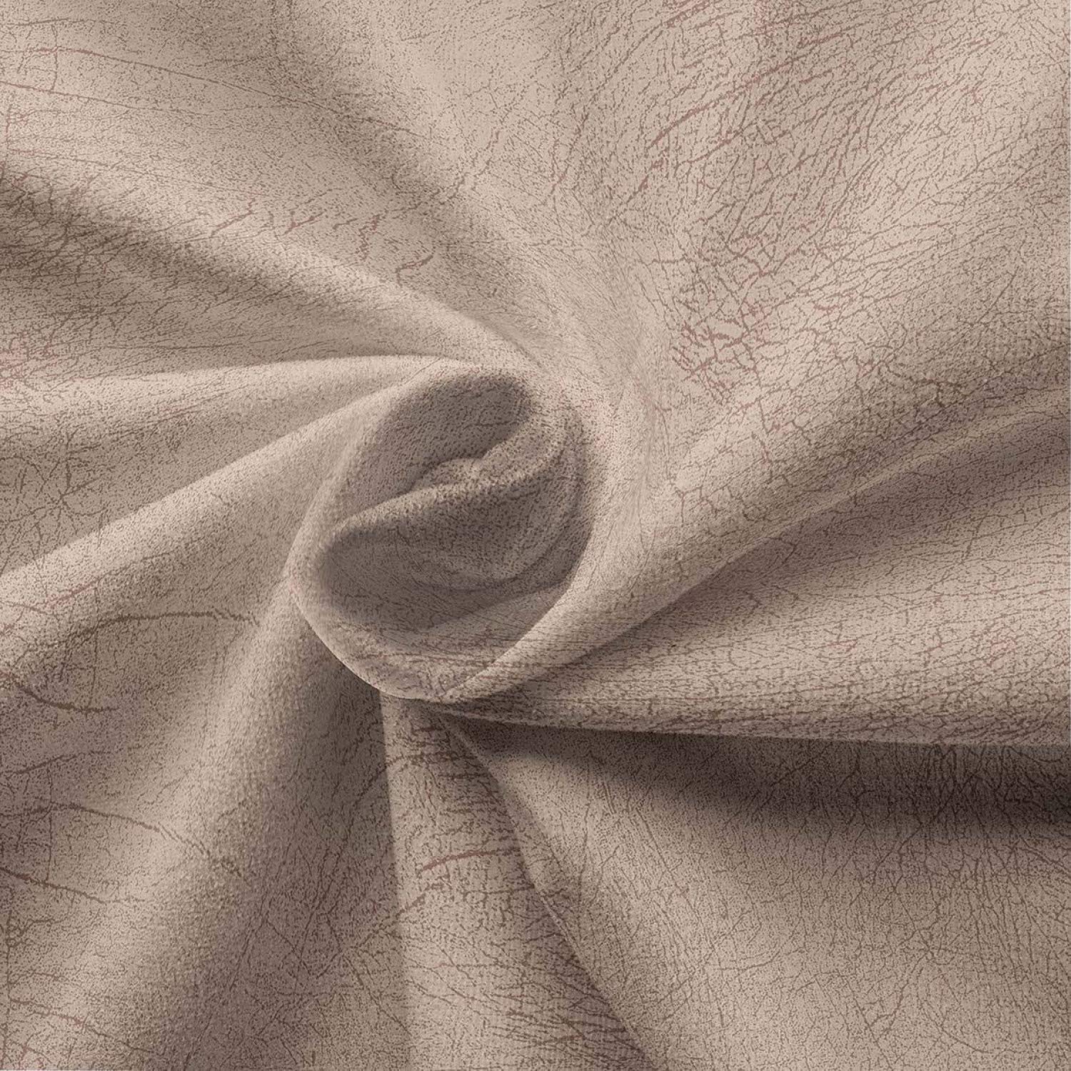 Ambesonne Faux Suede Fabric by The Yard - Digitally Printed Weathered Texture, Durable & Washable Upholstery Fabric for DIY Projects, Home Decor, Indoor & Outdoor Use - 5 Yards, Pale Camel - Perfect for Sofa Covers, Pillows, Curtains & Crafting Projects