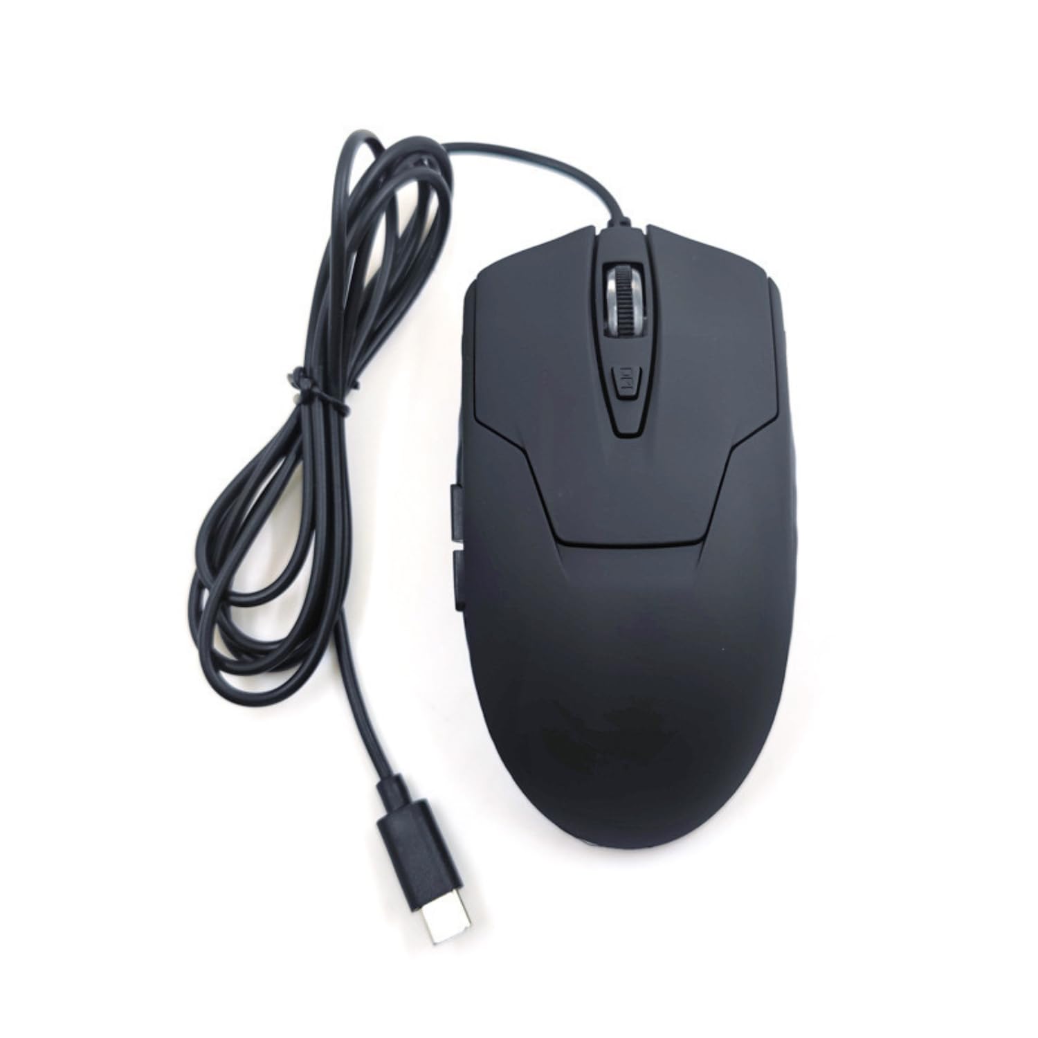 CBUS Wired USB C Mouse - 6-Button Silent Click Ergonomic Computer Mouse with 4 Adjustable DPI Speeds & LED Backlight - Compatible with Mac, Chromebook, HP, Dell XPS, Asus, Surface - Perfect for Office Work, Gaming & Home Use