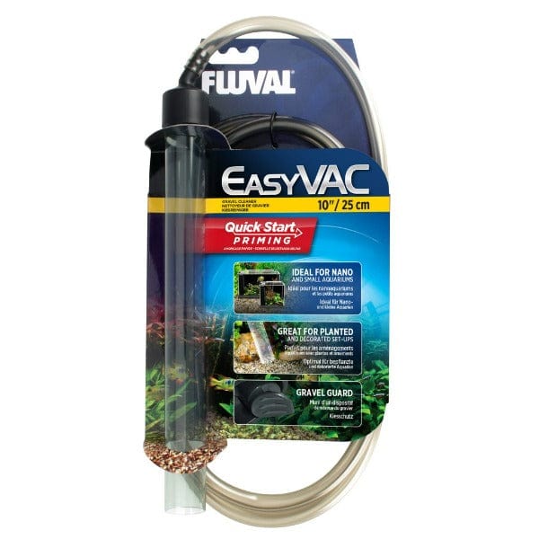Fluval EasyVac Gravel Cleaner - Aquarium Vacuum Cleaner for Fish Tank Maintenance | Efficient Water Changer & Substrate Cleaner | Perfect for Freshwater & Saltwater Tanks