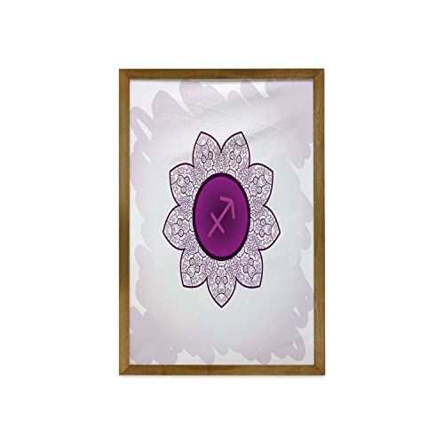 Purple and White