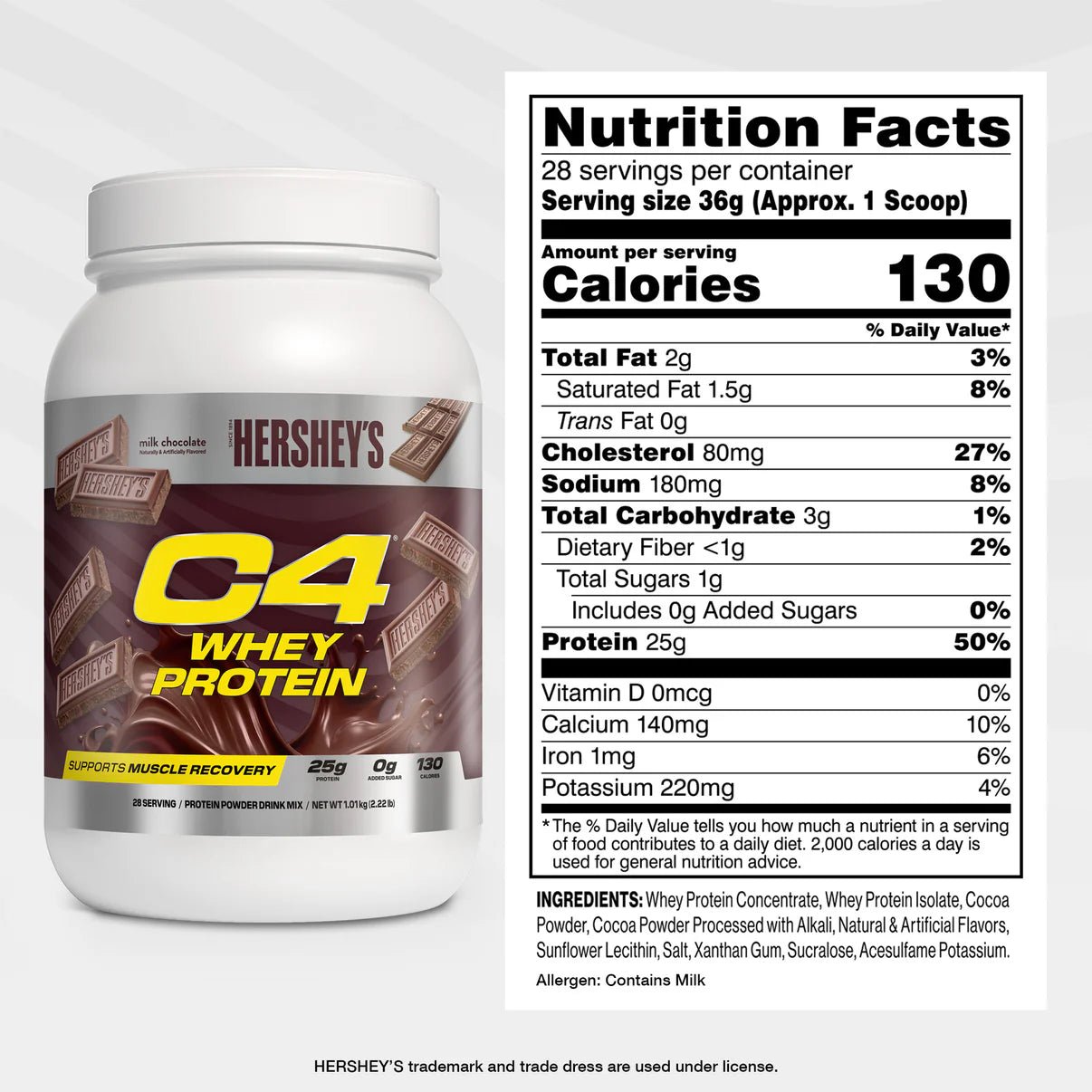 C4 Whey Protein Powder - Premium Muscle Recovery & Performance Supplement for Athletes & Fitness Enthusiasts - Post-Workout, Gym & Weight Training Support