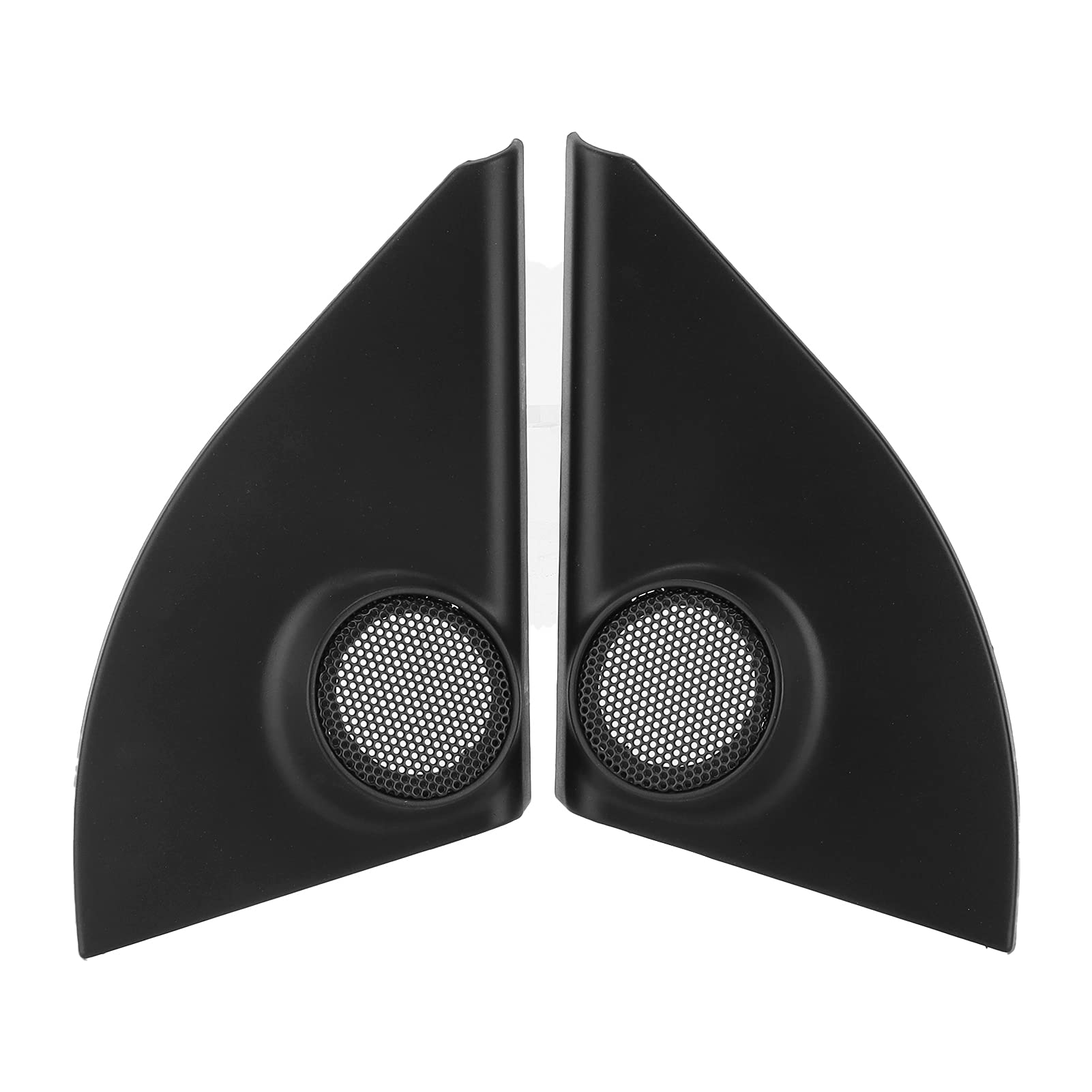 Fydun 2-Piece Black Car Tweeter Speaker Cover Trim - Replacement for Toyota RAV4 2014-2019 Models | Car Audio Upgrade & Interior Decoration Accessory | Perfect for DIY Car Modification & Sound System Enhancement