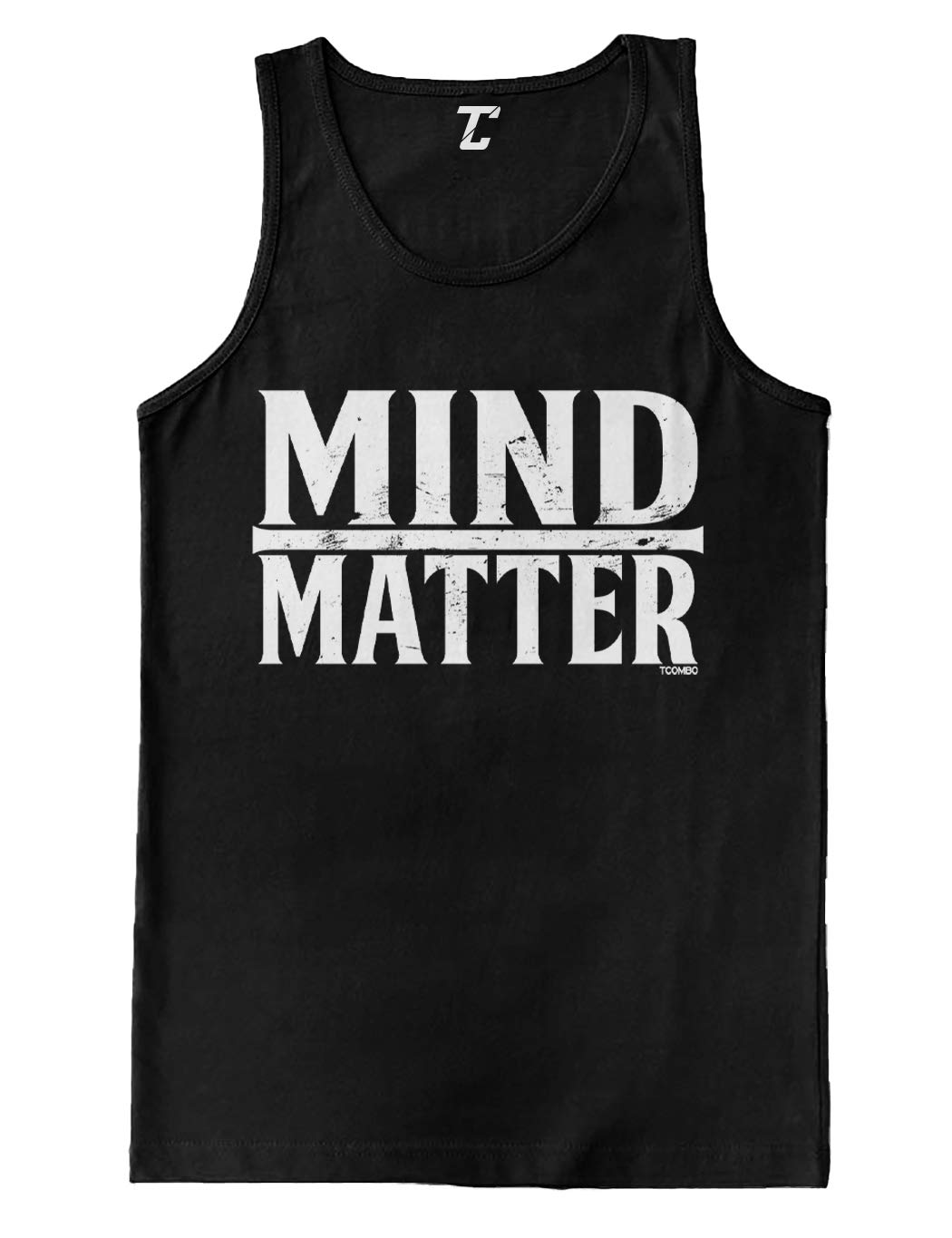 Mind Over Matter - Motivational Gym & Workout Tank Top for Men - Perfect for Fitness Training, Running & Gym Sessions