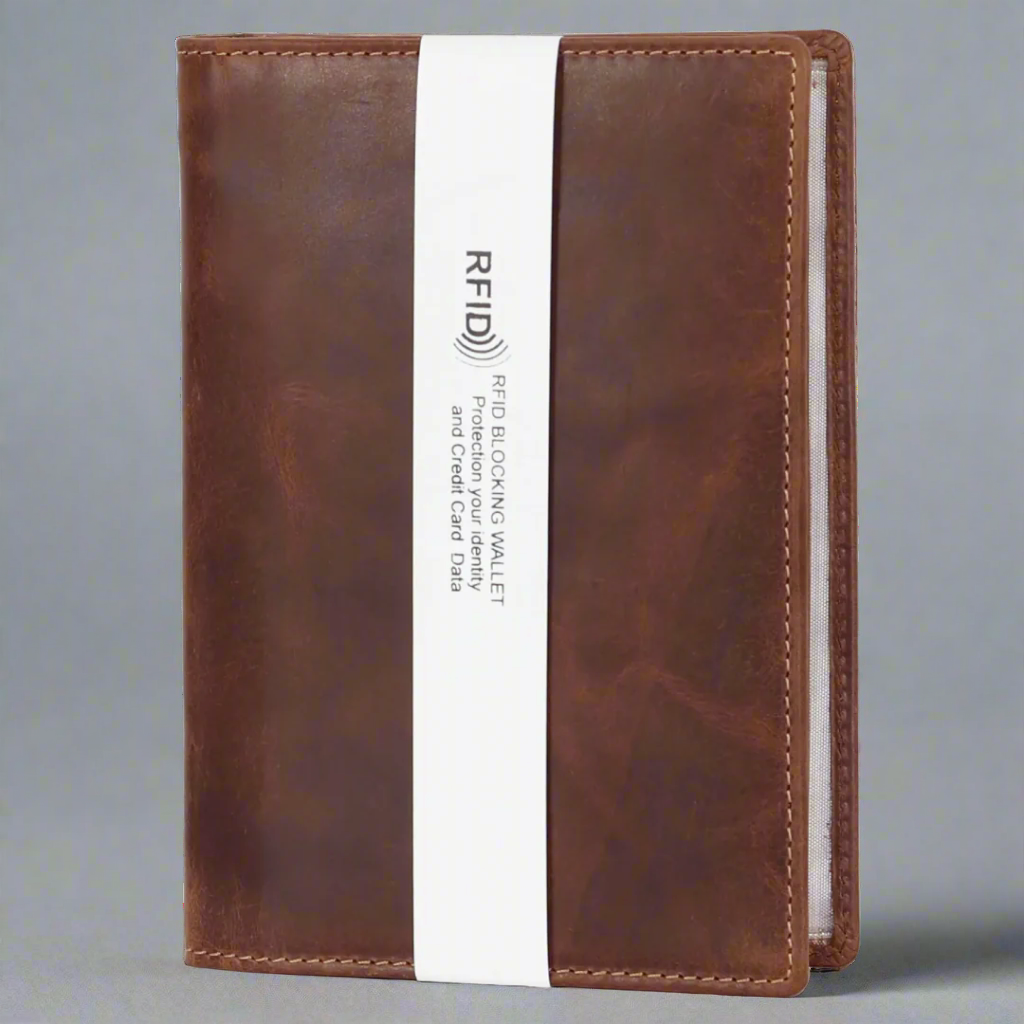 Premium MET Men's Genuine Leather Wallet with Middle Zipper - Slim Bifold Design for Cash & Cards - Perfect for Everyday Carry, Business & Travel Essentials