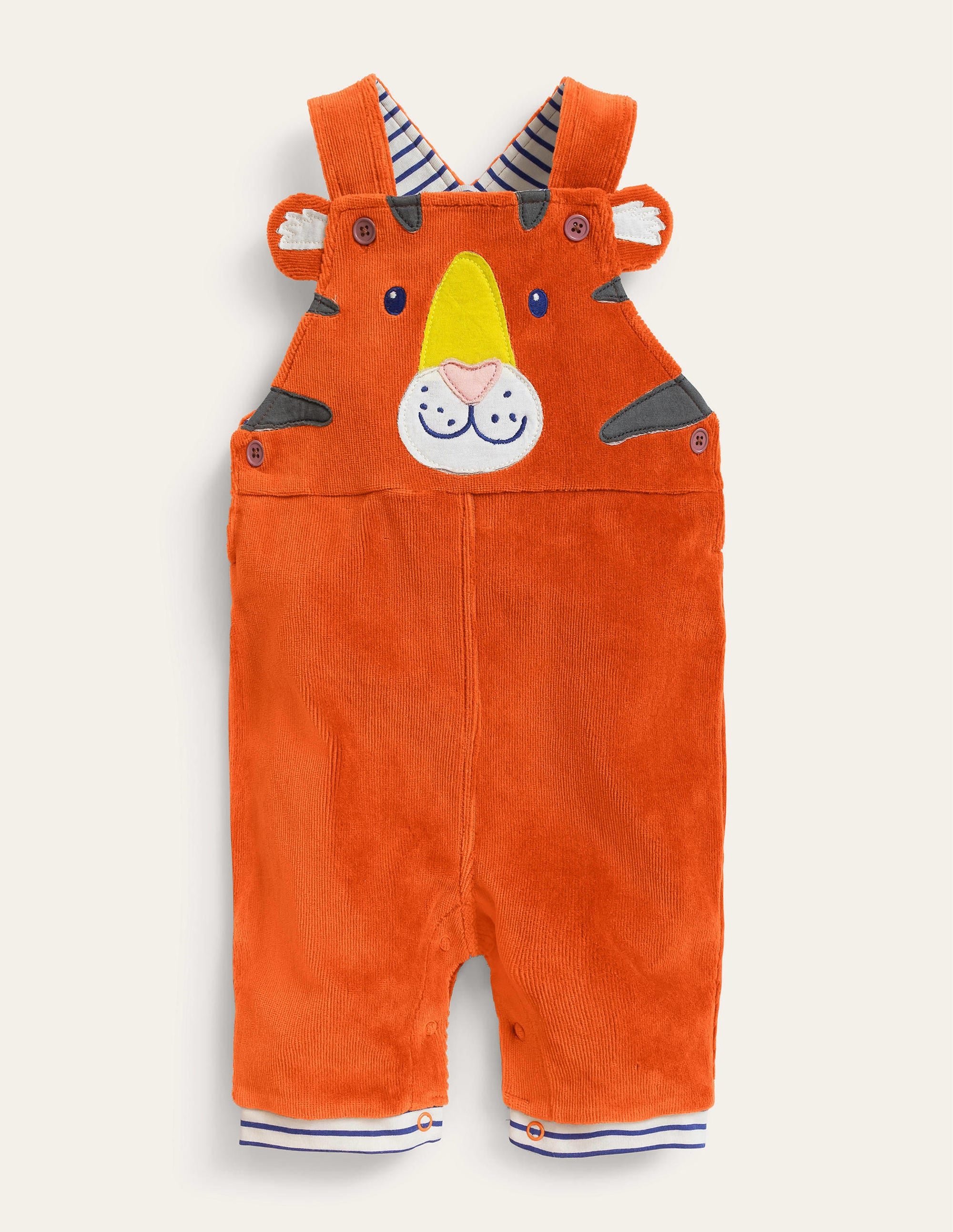 Applique Overalls for Women - Autumn Maple Tiger Print Jumpsuit - Stylish Fall Outfit for Casual Wear & Outdoor Activities
