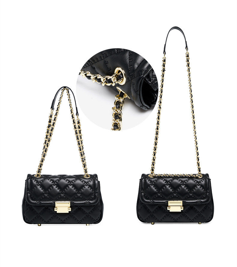 Stylish Quilted Leather Crossbody Chain Bag for Women - Perfect for Parties, Date Nights & Everyday Use