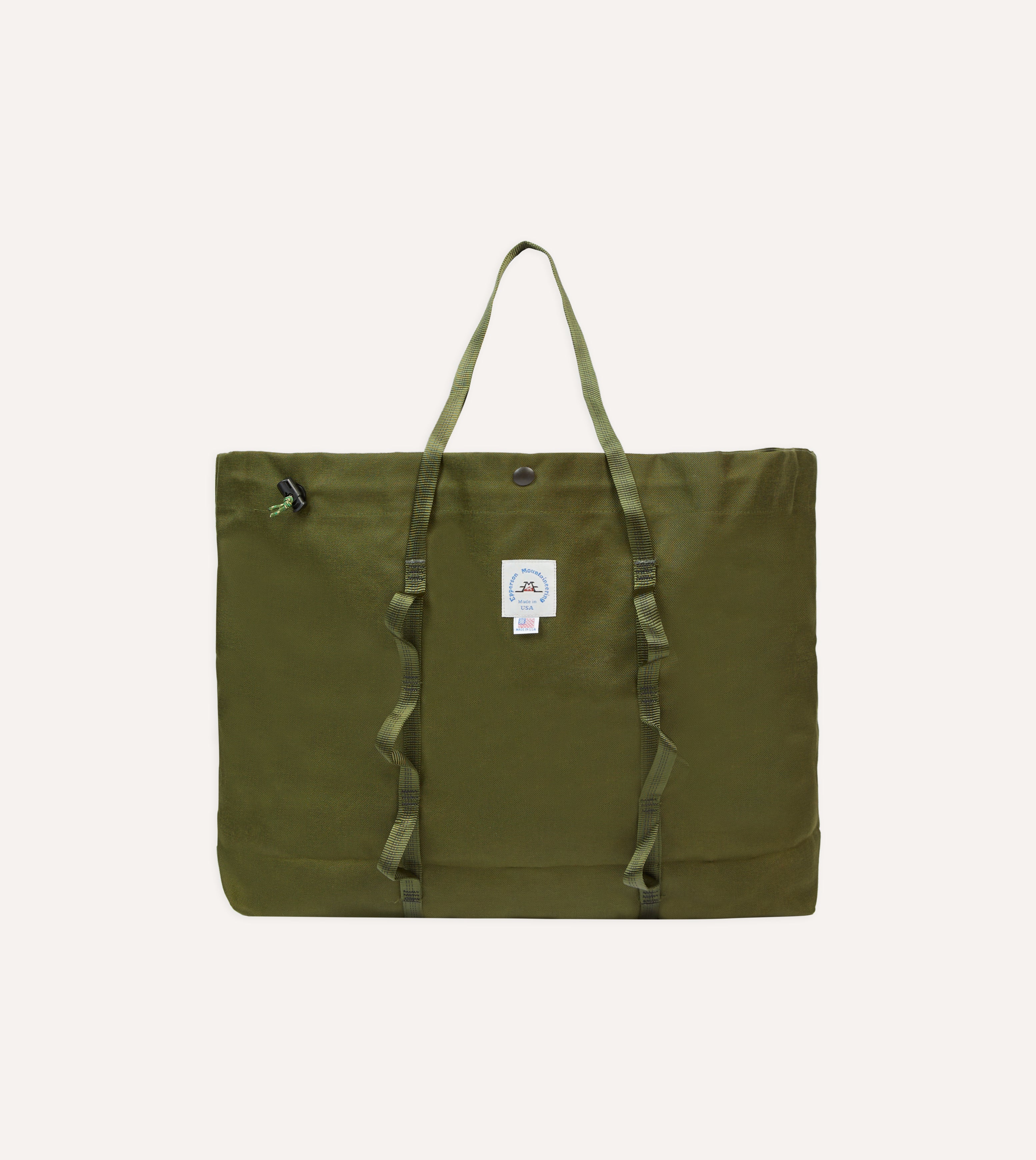 Epperson Mountaineering Green Climbing Tote Bag - Durable & Waterproof Hiking Backpack for Outdoor Adventures, Camping & Travel Gear