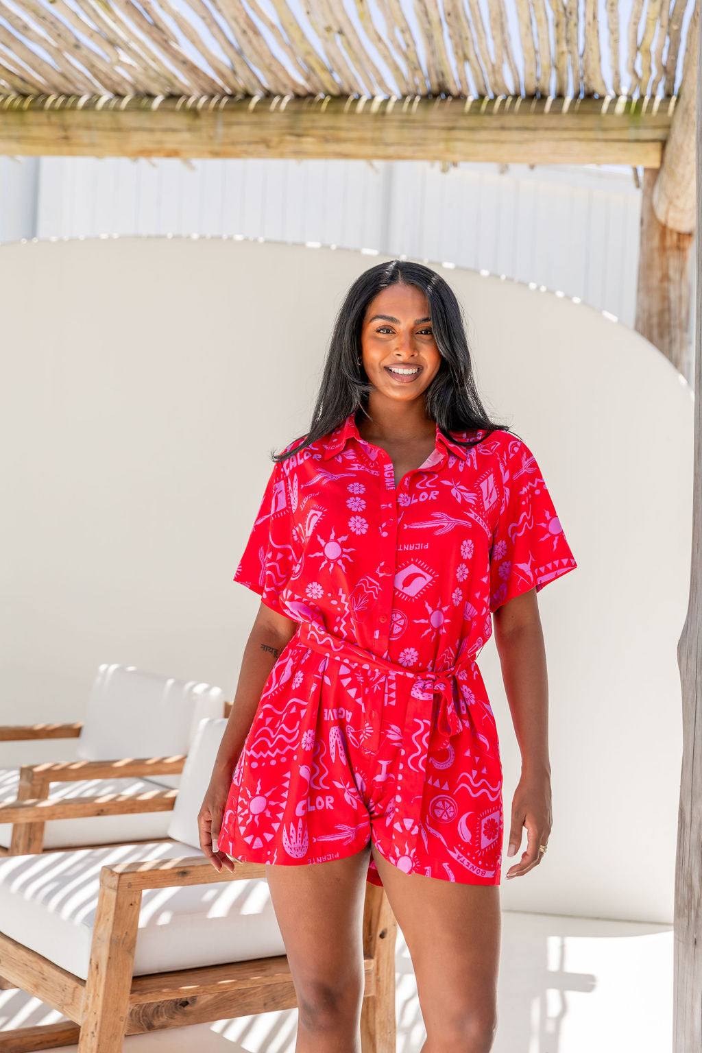 Giulia Playsuit in Margie - Stylish Women's Jumpsuit for Summer Outfits & Casual Wear | Perfect for Beach, Vacation, and Everyday Fashion