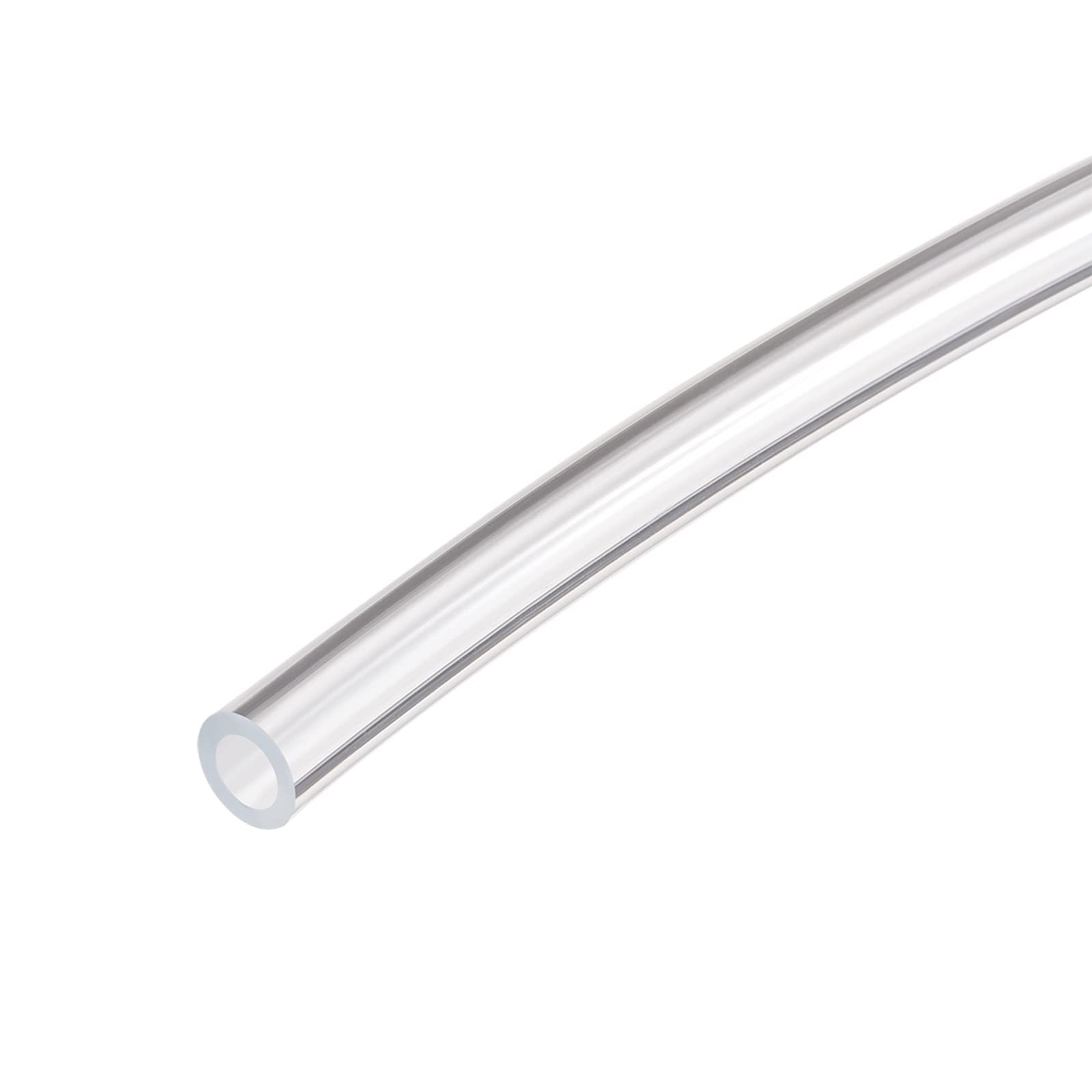DMiotech 1.5mm ID 2mm OD Clear PVC Tubing - Flexible Transparent Vinyl Hose for Water, Air, Oil Transfer - 2 Meter Length - Perfect for Garden Irrigation, Aquariums & DIY Projects