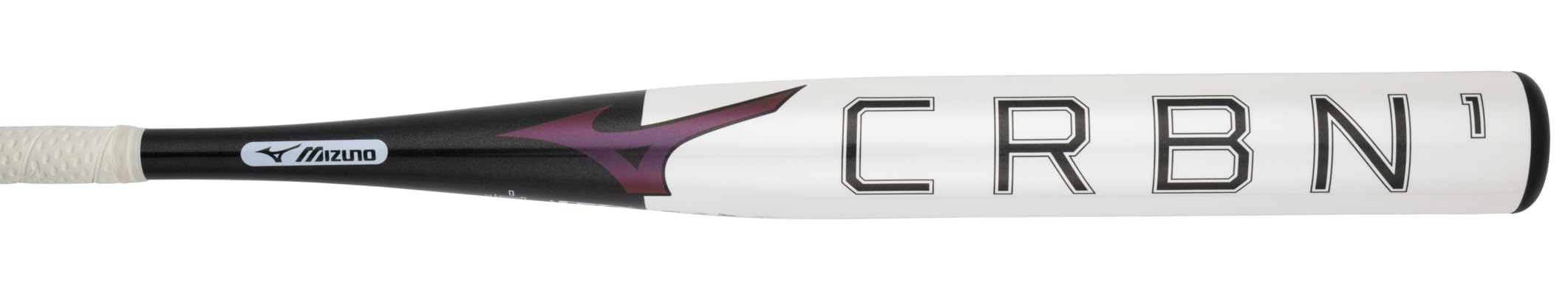 Mizuno CRBN1 Fastpitch Softball Bat (-10 Drop) | Women's Composite Fastpitch Bat | White & Black Color | 32 Inch Length | Perfect for Competitive Fastpitch Games & Tournaments