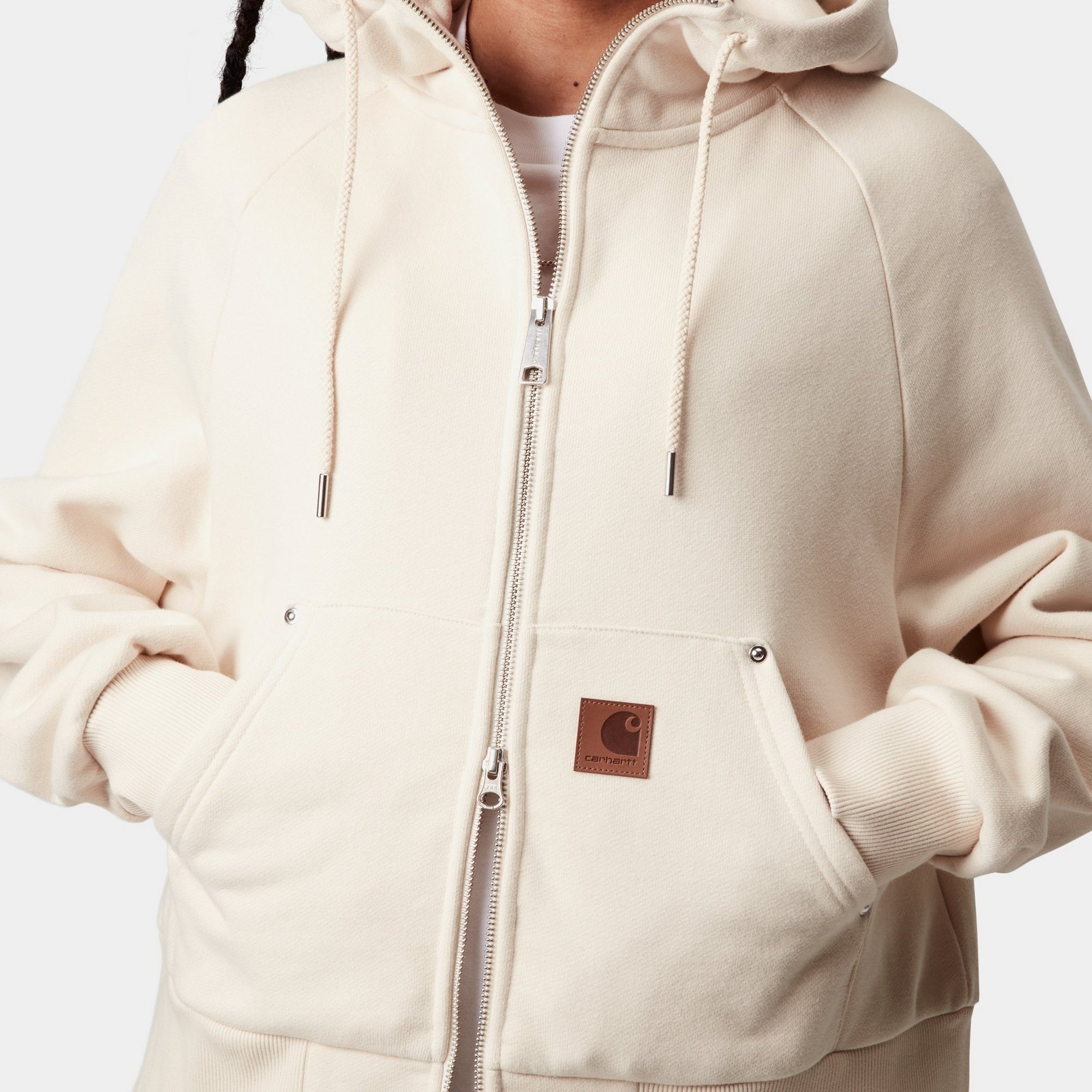 Women's Hooded Eldon Jacket - Lightweight Waterproof Windbreaker for Outdoor Hiking & Travel | Natural Color Casual Winter Coat