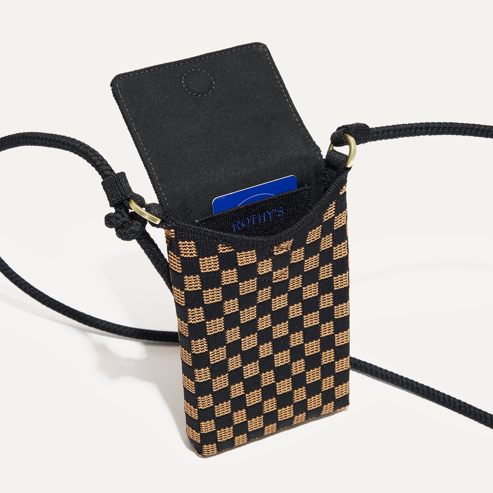 Stylish Phone Crossbody Bag in Midnight Black - Perfect for Everyday Use, Travel, and Hands-Free Convenience
